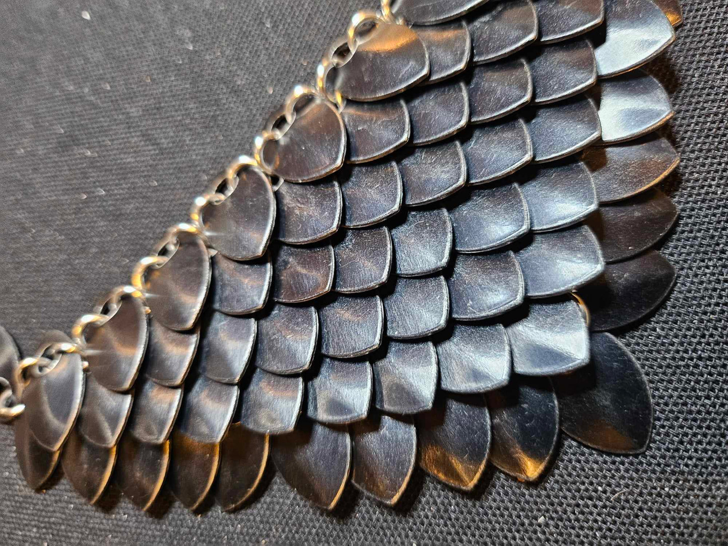 Scale Bib Necklace