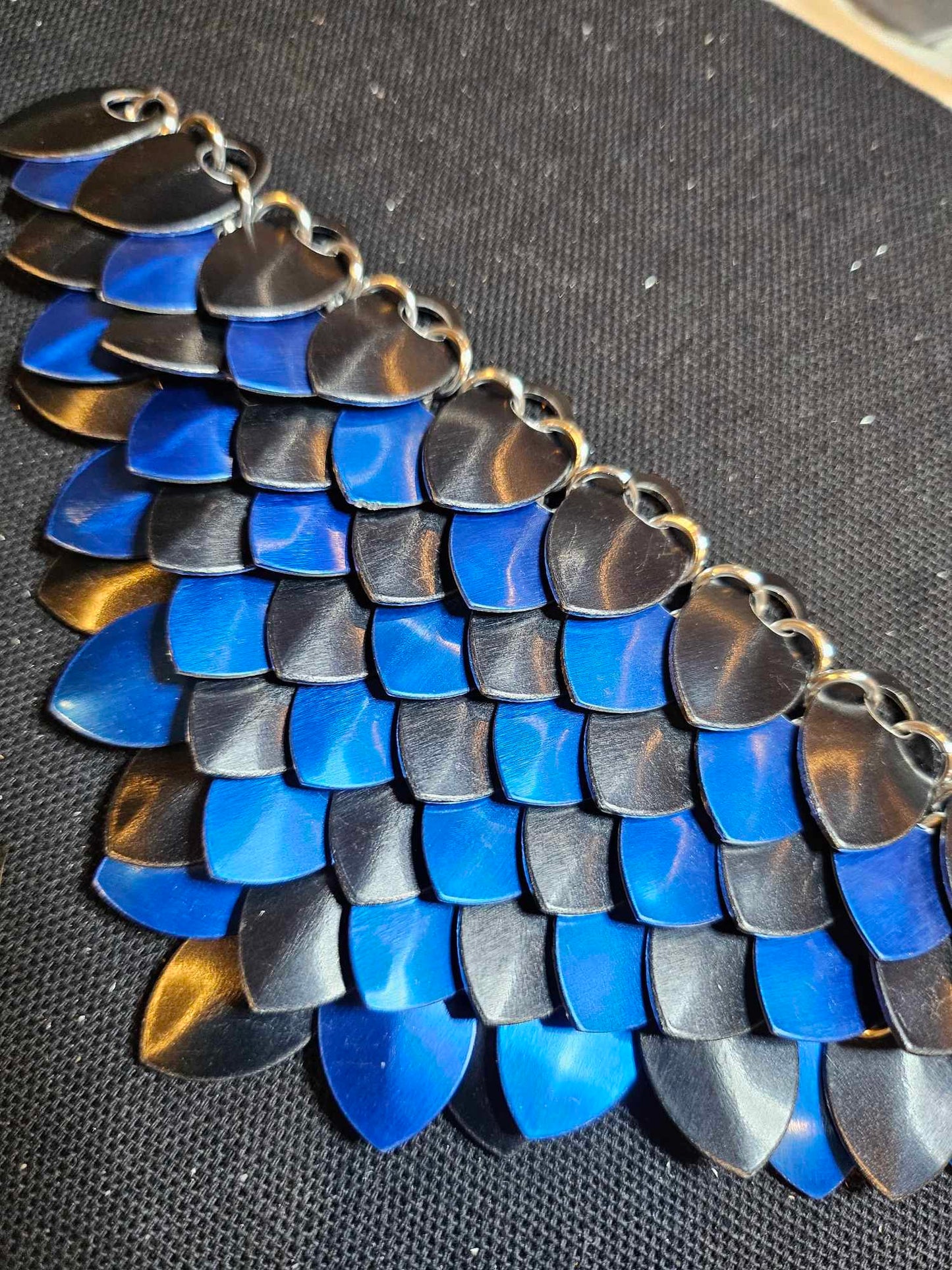 Scale Bib Necklace