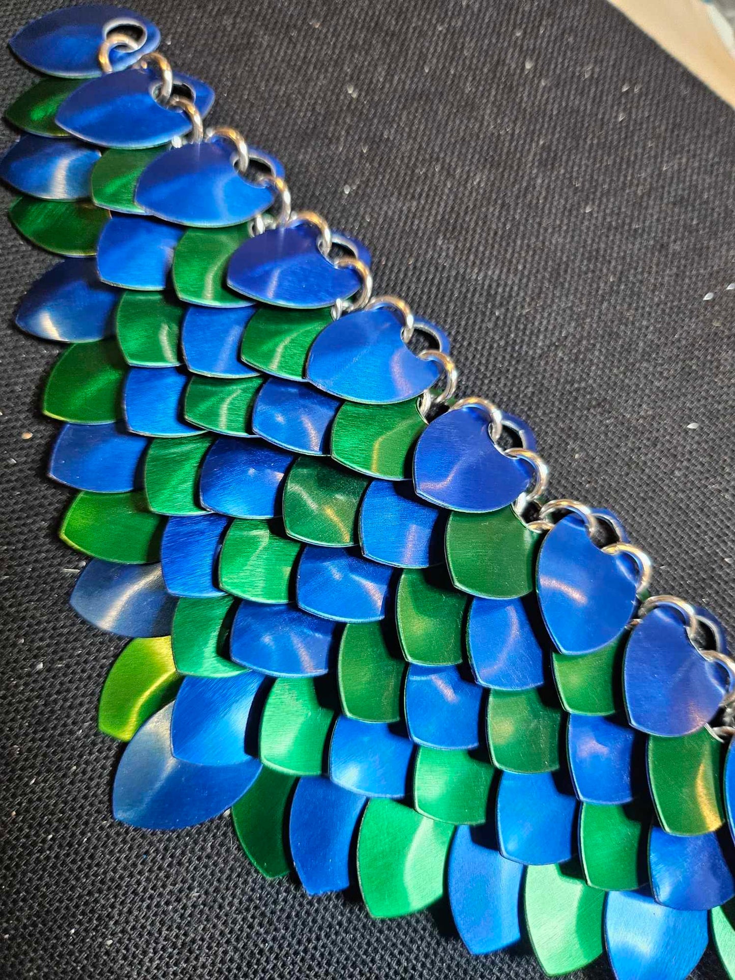 Scale Bib Necklace