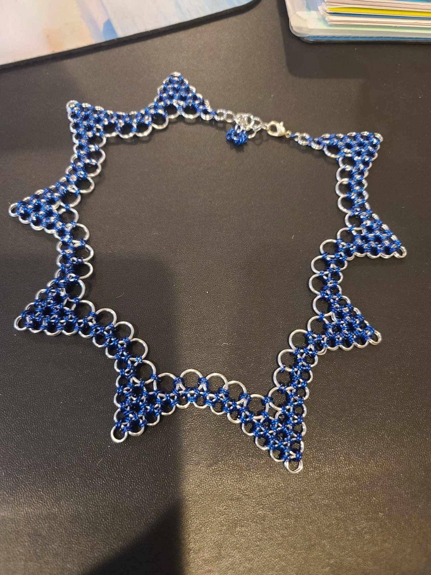 Star-Point Japanese Chainmaille Necklace