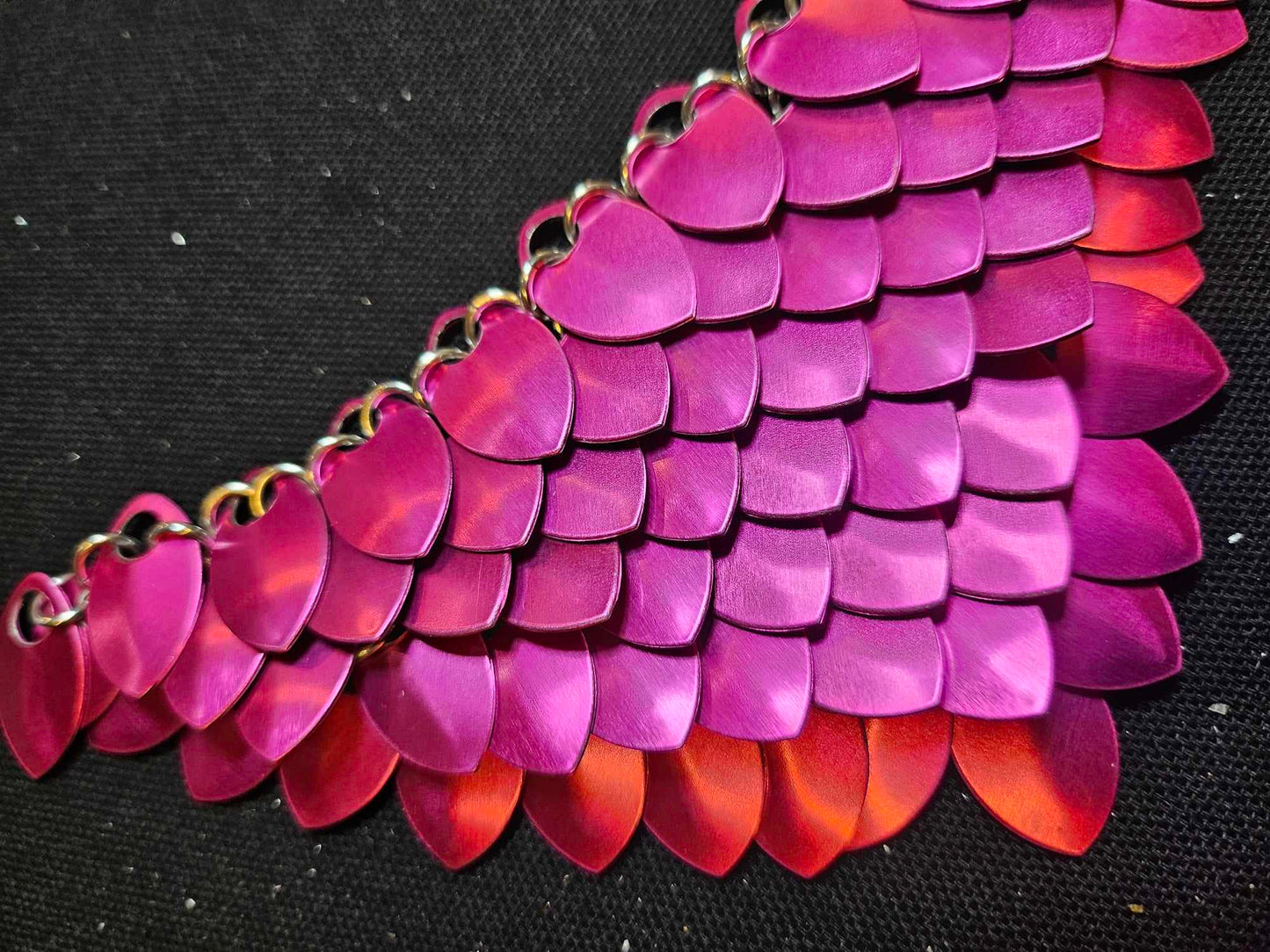 Scale Bib Necklace