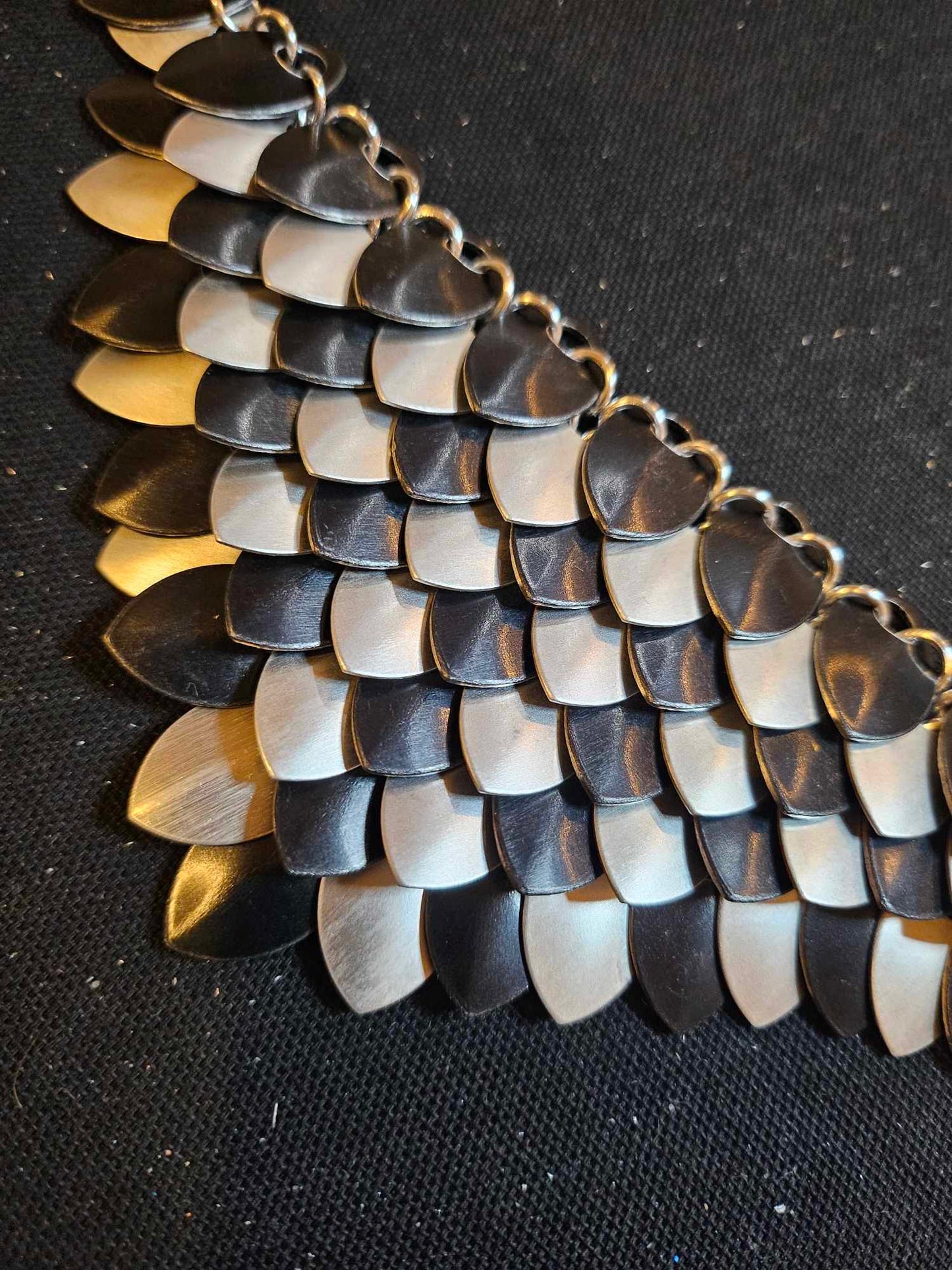 Scale Bib Necklace