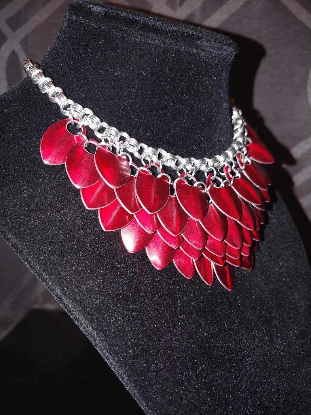 Scale Bib Necklace