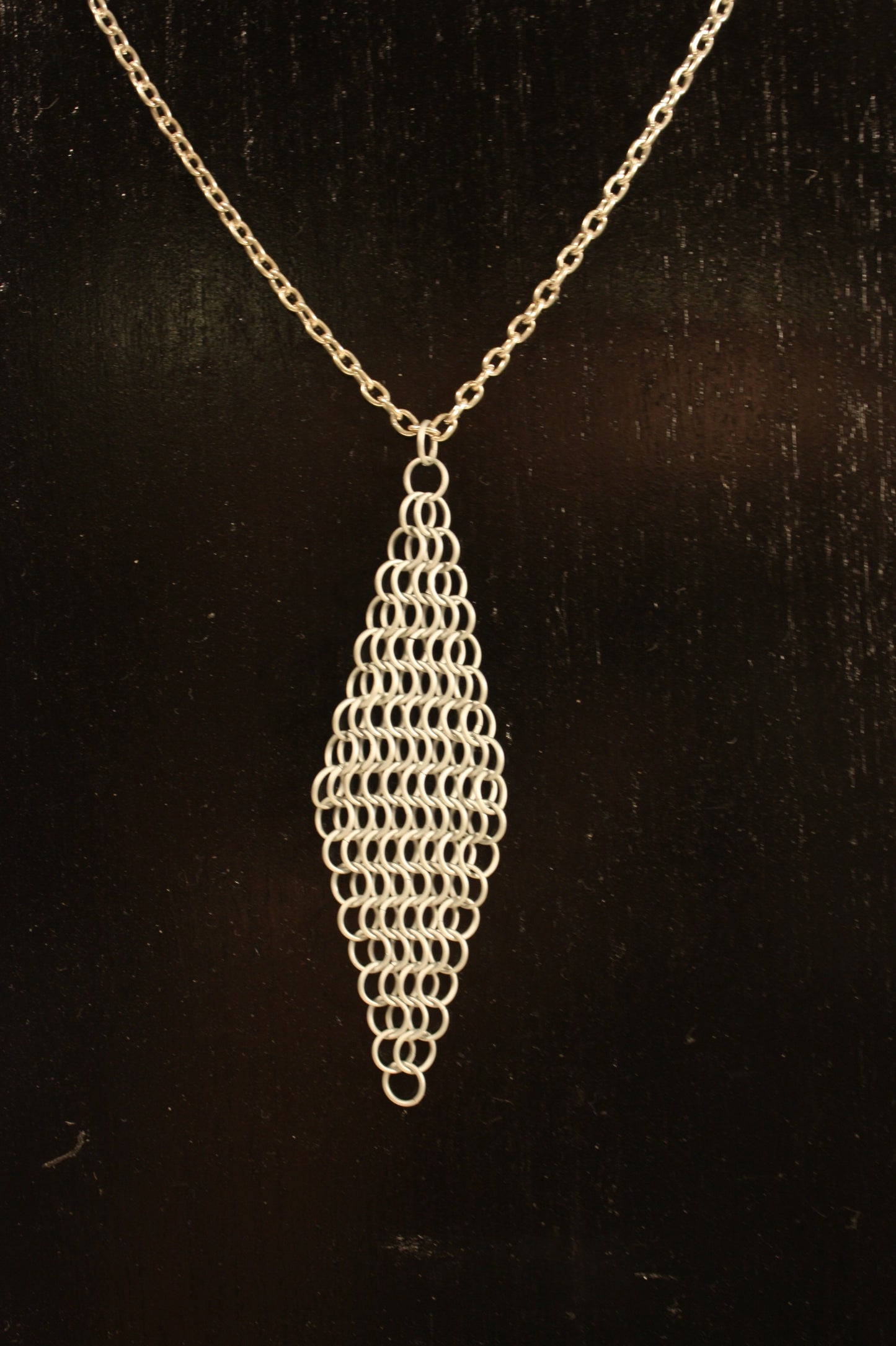 Diamond Polygon Chainmaille Pendant, Chainmail Diamond, European Diamond