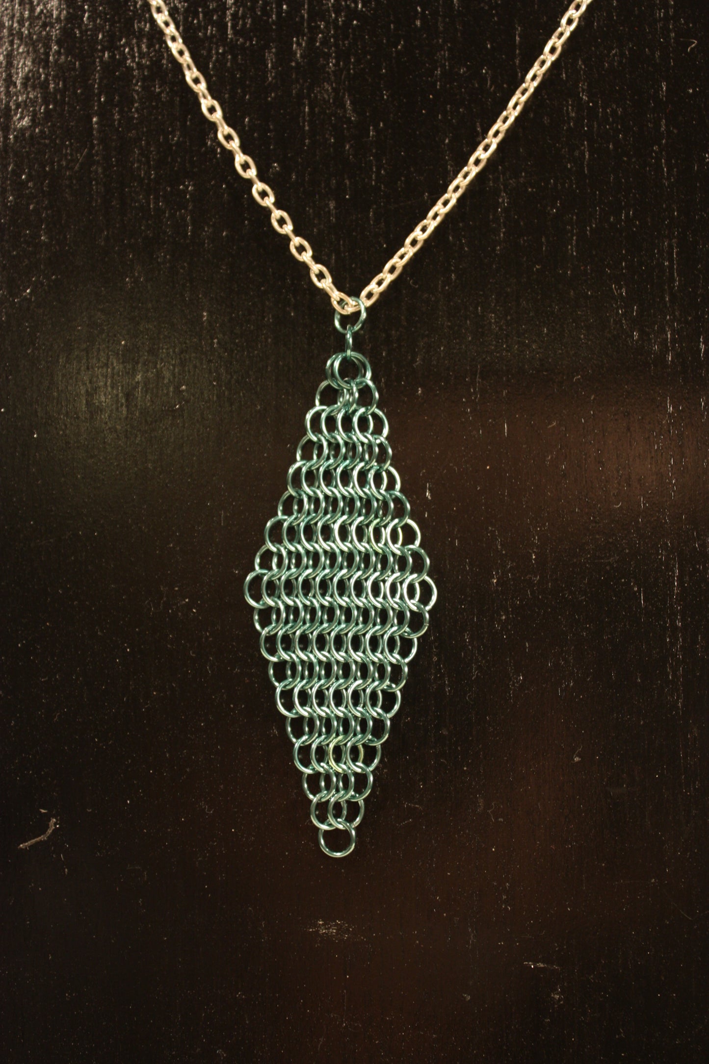 Diamond Polygon Chainmaille Pendant, Chainmail Diamond, European Diamond