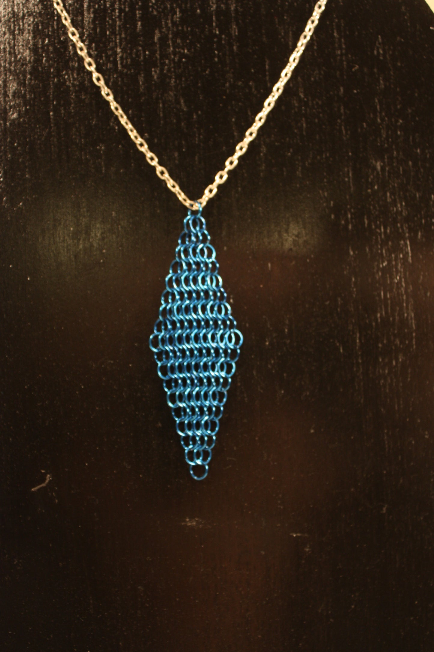 Diamond Polygon Chainmaille Pendant, Chainmail Diamond, European Diamond