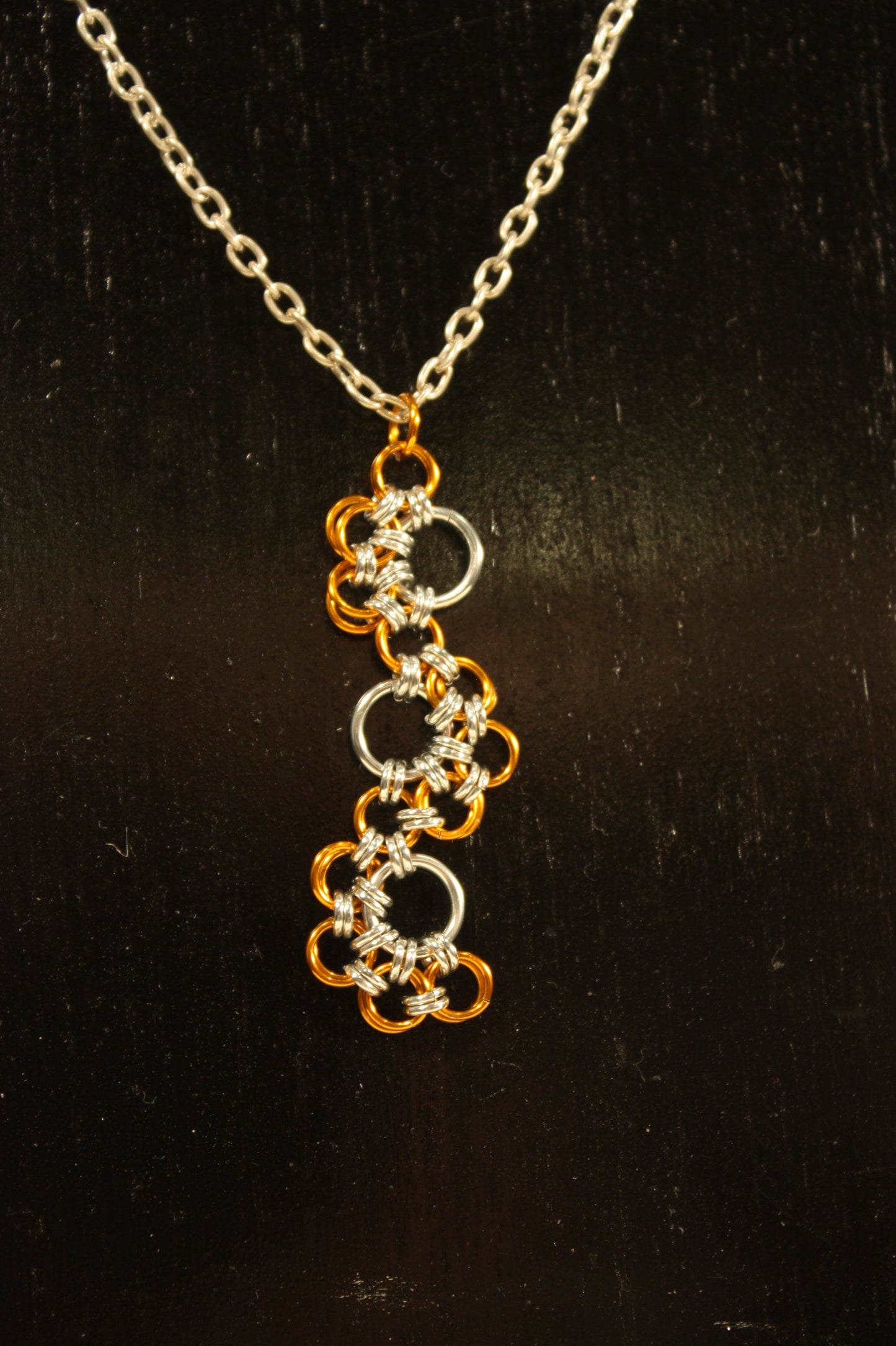 S-Curve Chainmaille Pendant