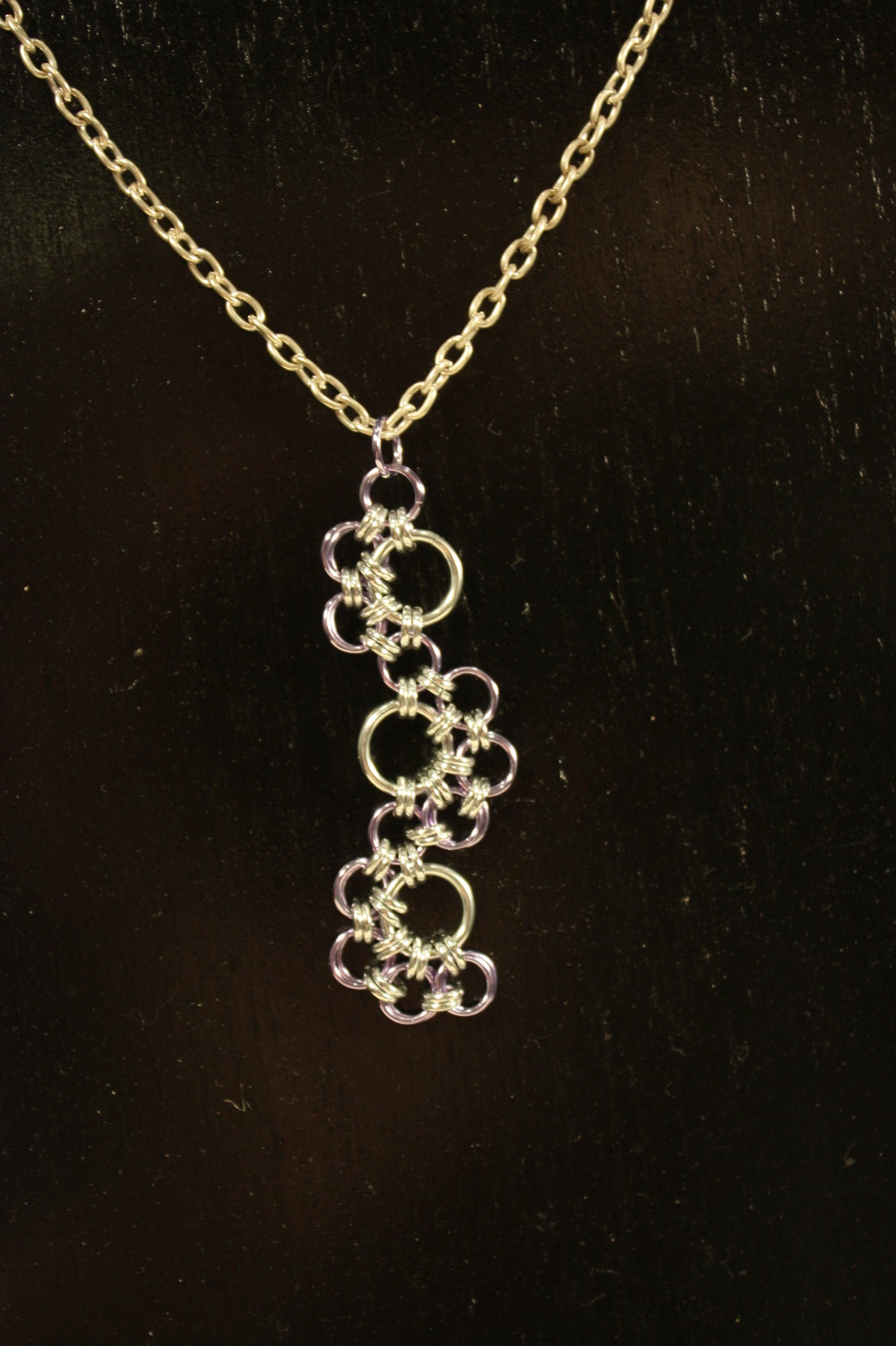 S-Curve Chainmaille Pendant