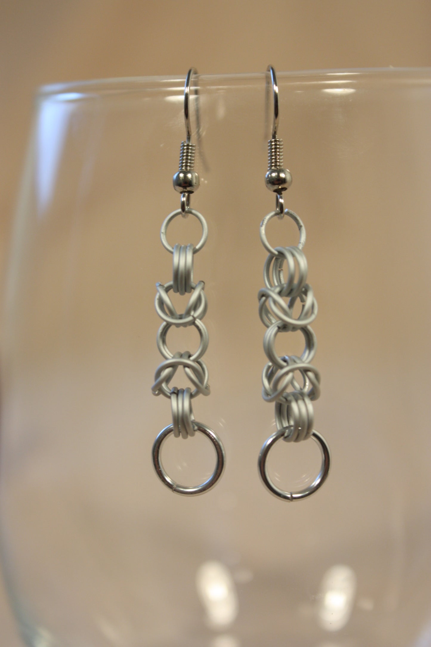 Byzantine Drops Chainmaille Earrings