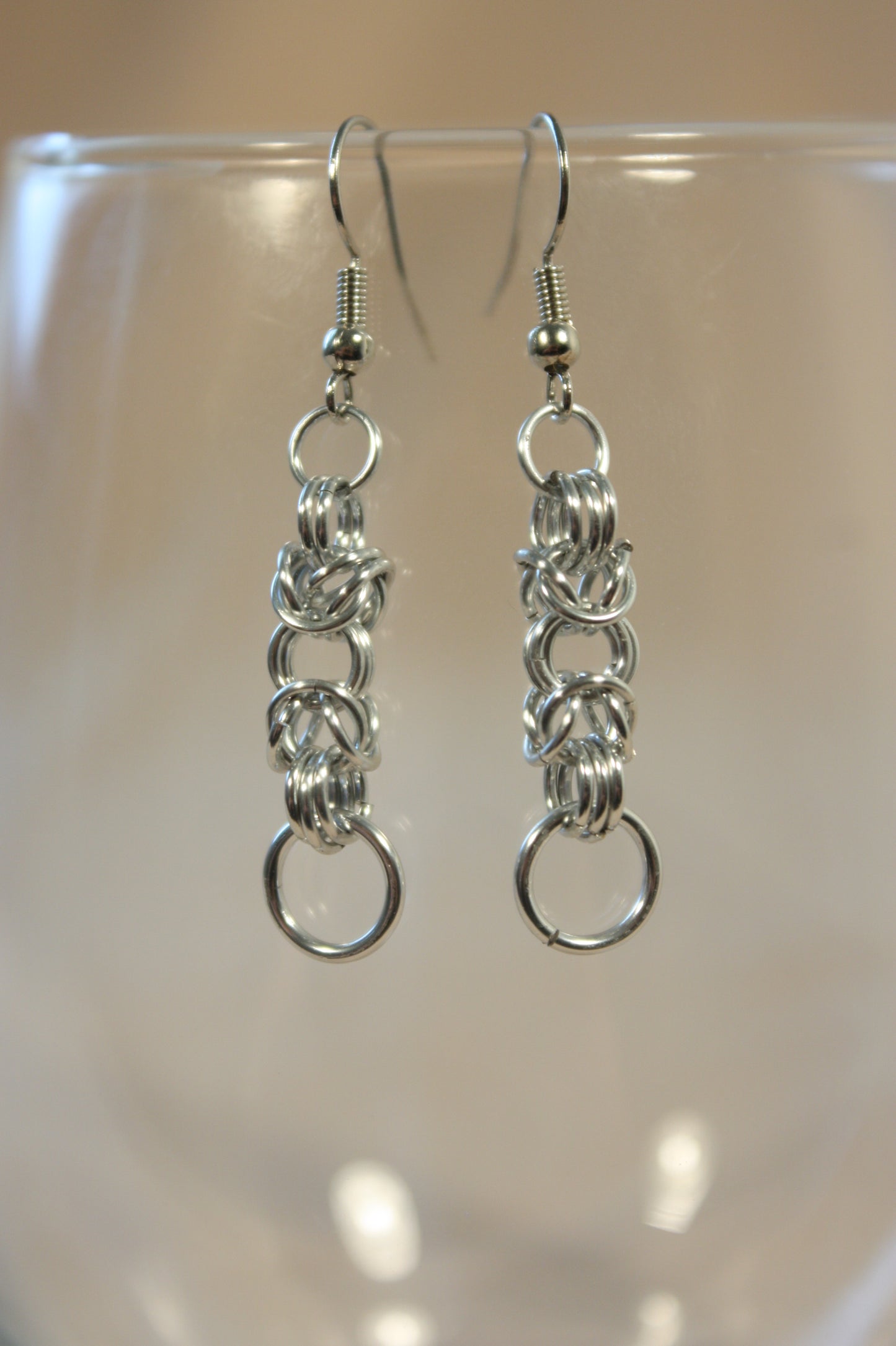 Byzantine Drops Chainmaille Earrings
