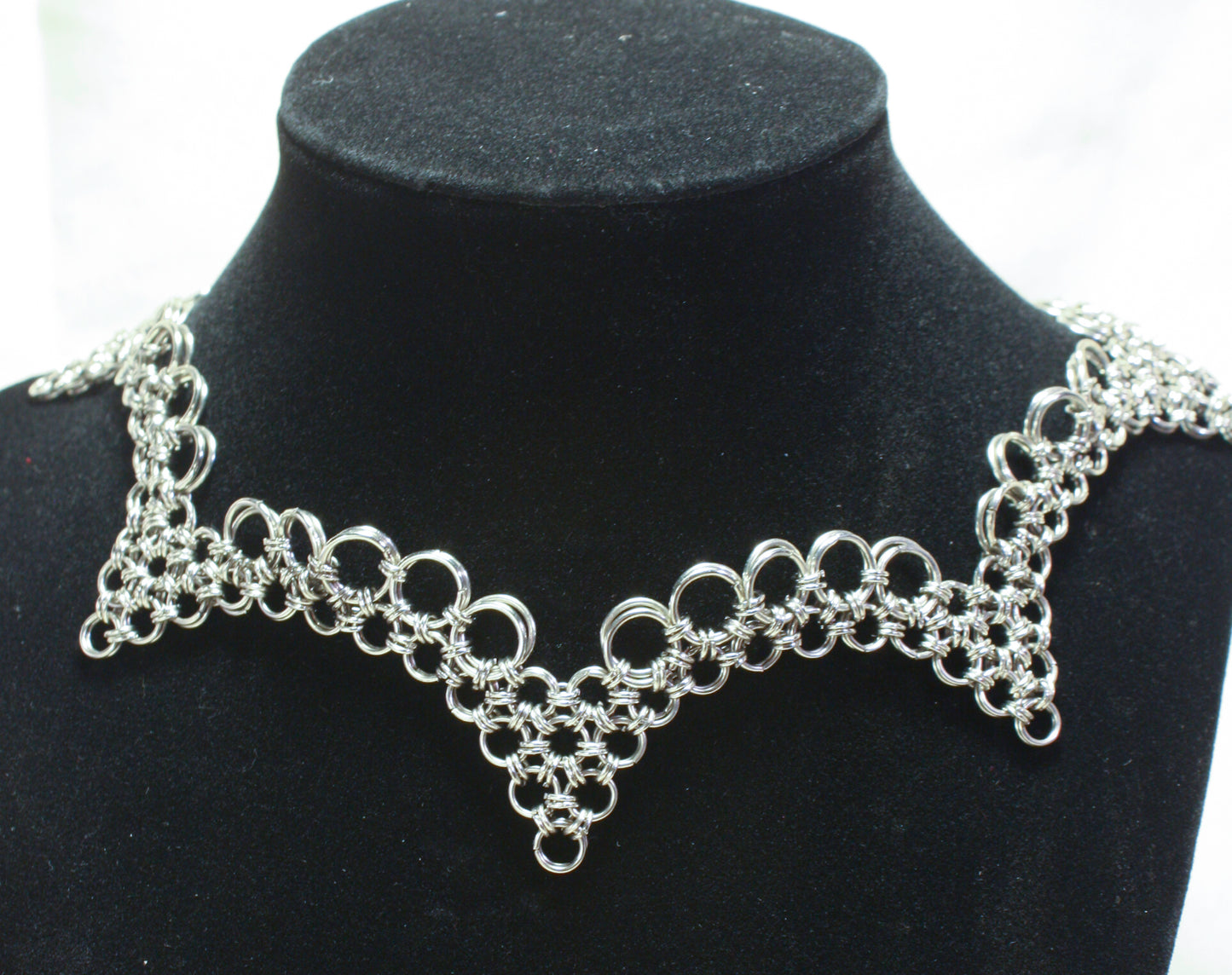 Star-Point Japanese Chainmaille Necklace