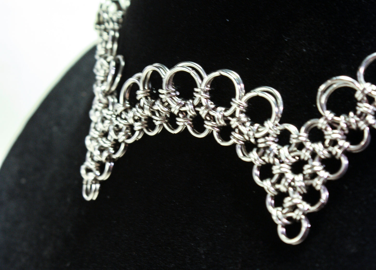 Star-Point Japanese Chainmaille Necklace