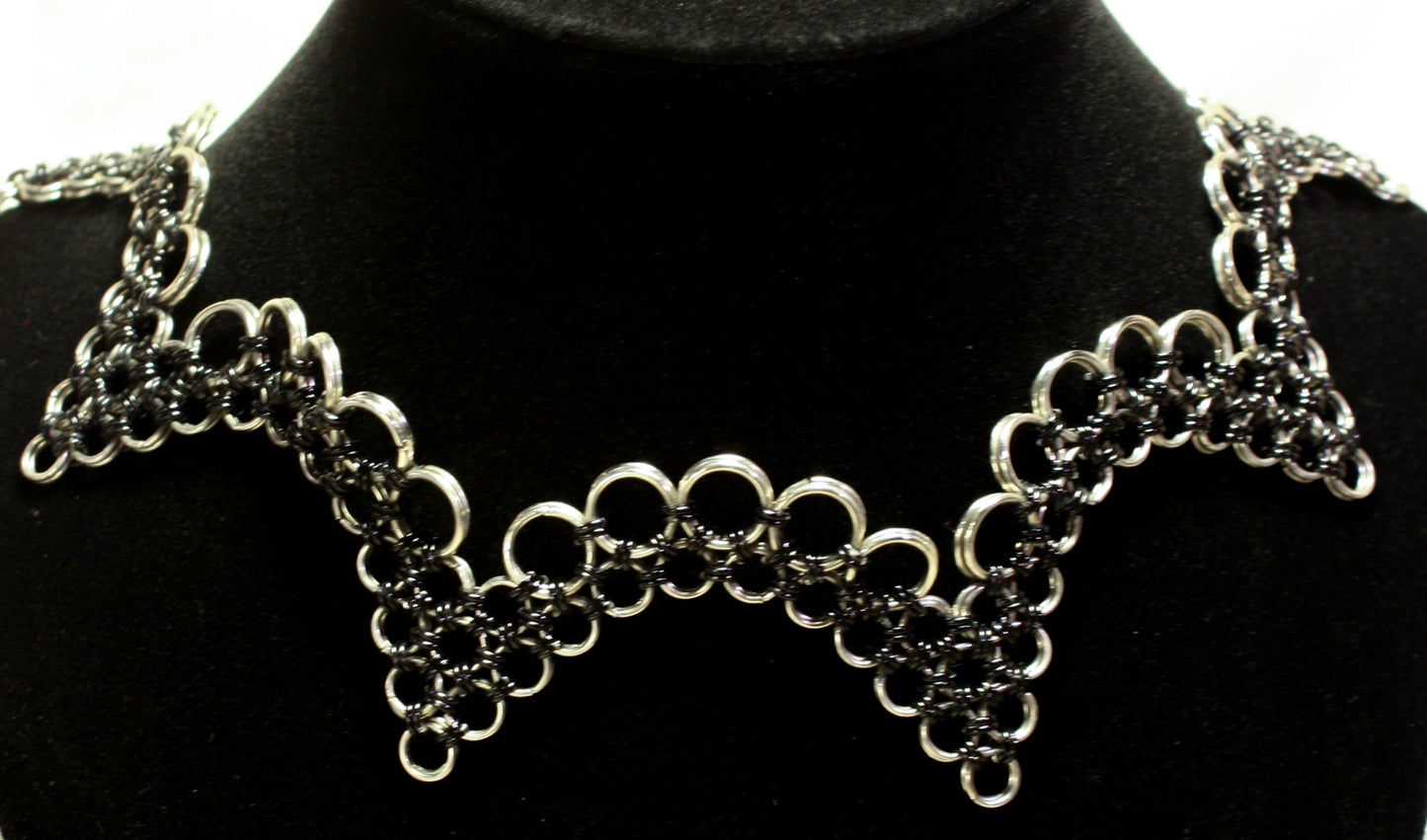 Star-Point Japanese Chainmaille Necklace