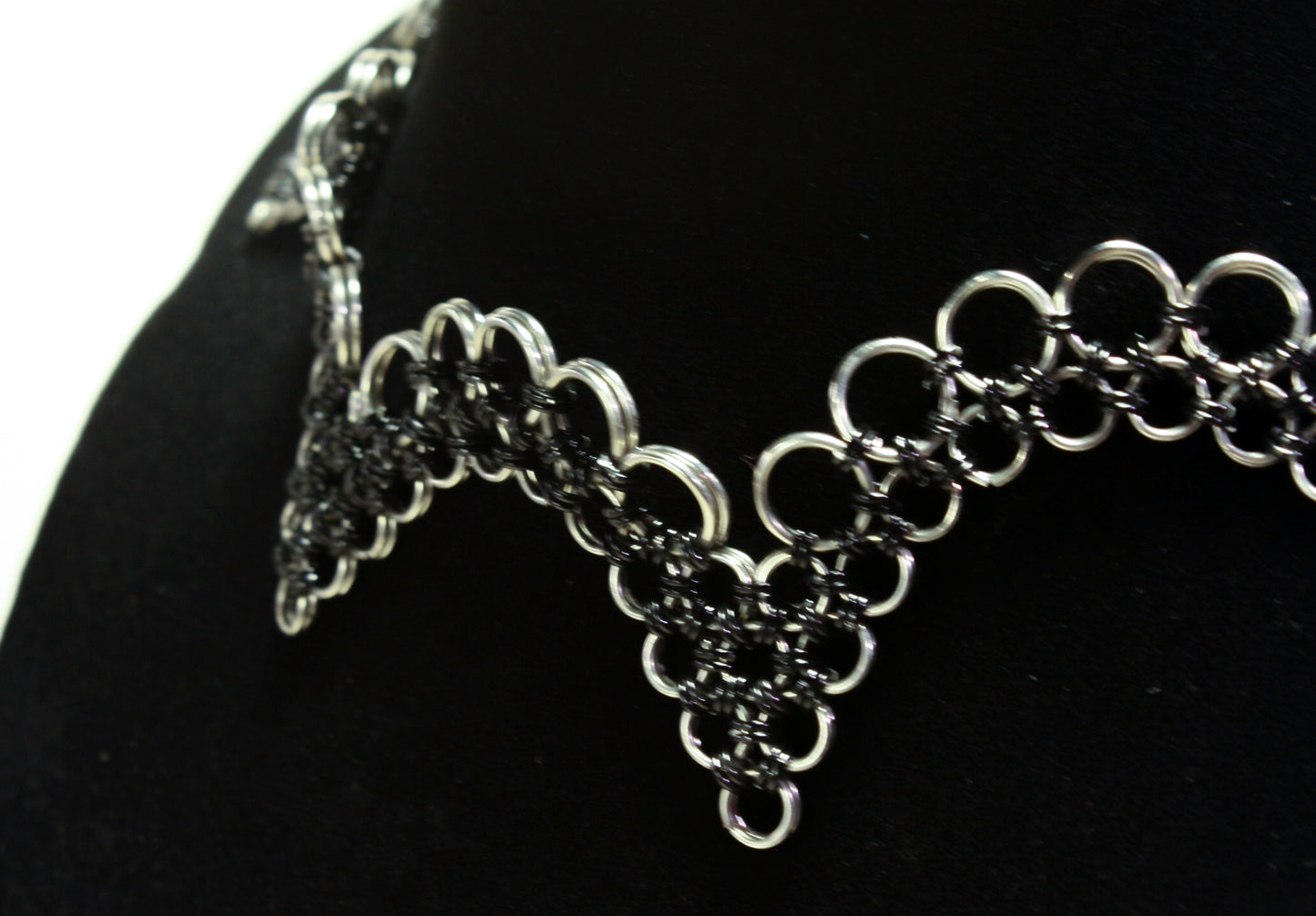 Star-Point Japanese Chainmaille Necklace
