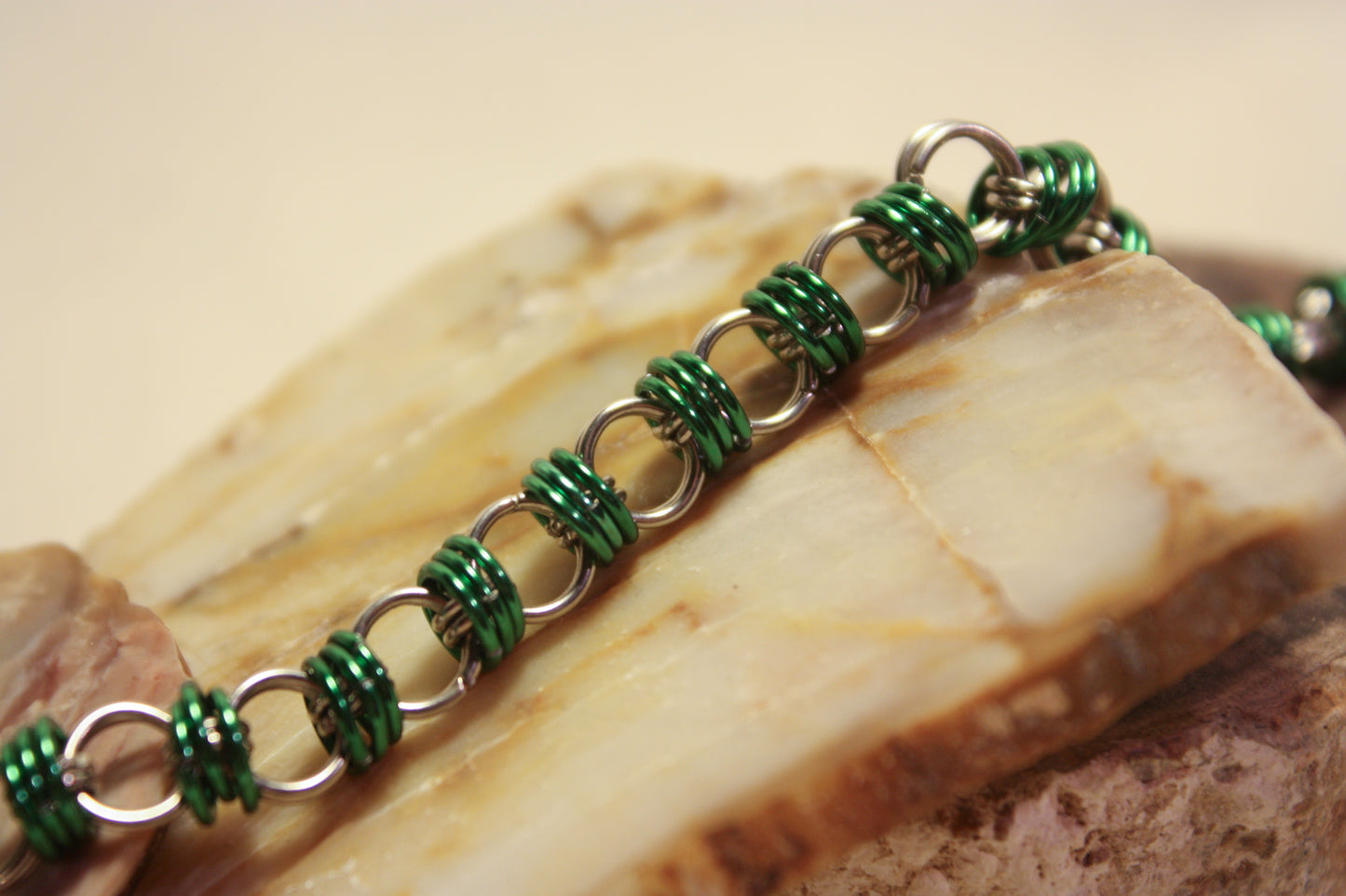 Orbit Chain Bracelet, Chainmaille Bracelet