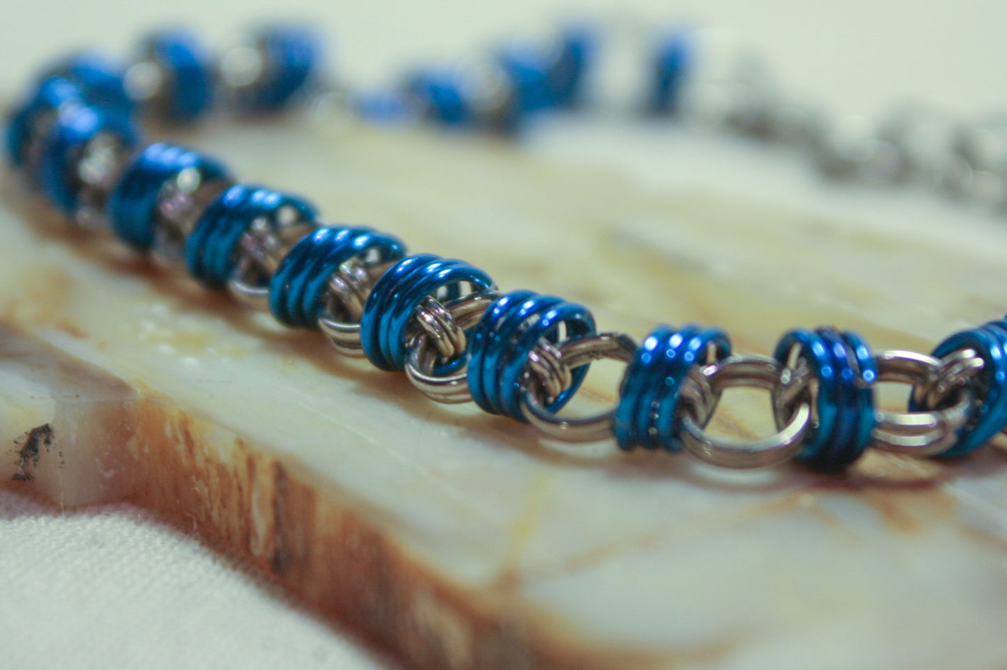 Orbit Chain Bracelet, Chainmaille Bracelet