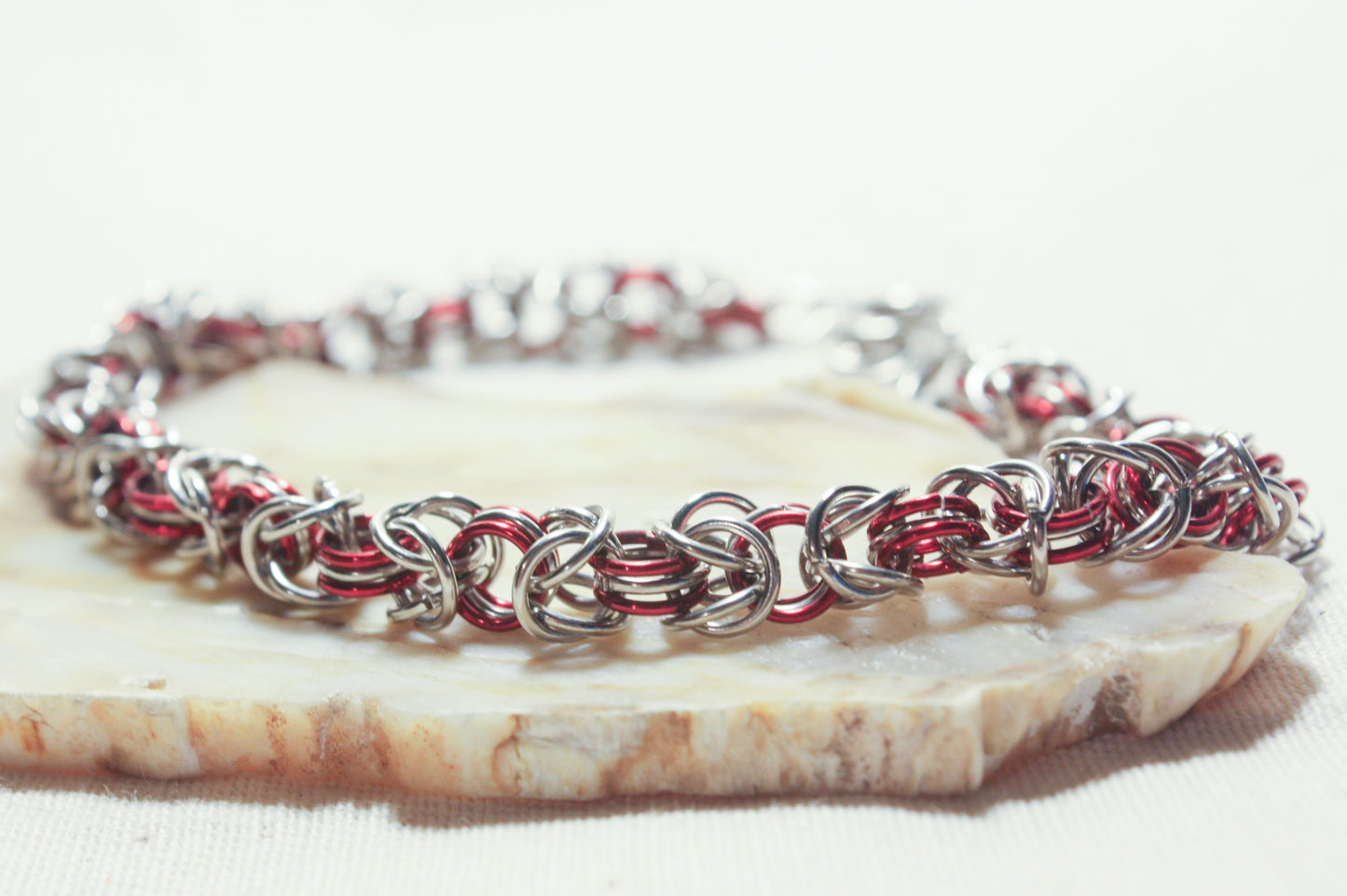 Byzantinue Chain Bracelet, Chainmaille Bracelet