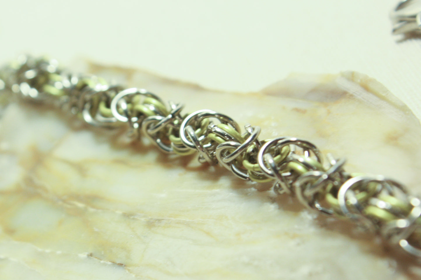 Byzantinue Chain Bracelet, Chainmaille Bracelet