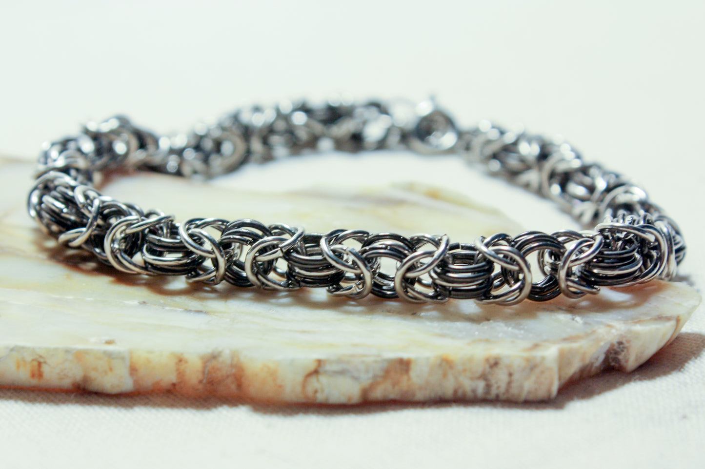Byzantinue Chain Bracelet, Chainmaille Bracelet