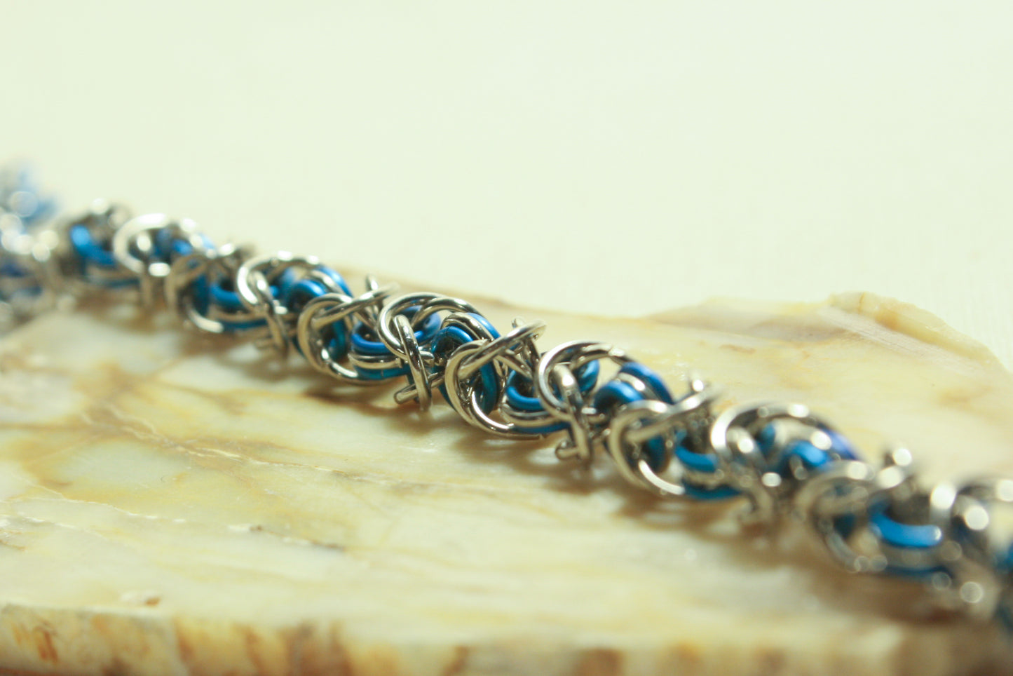 Byzantinue Chain Bracelet, Chainmaille Bracelet