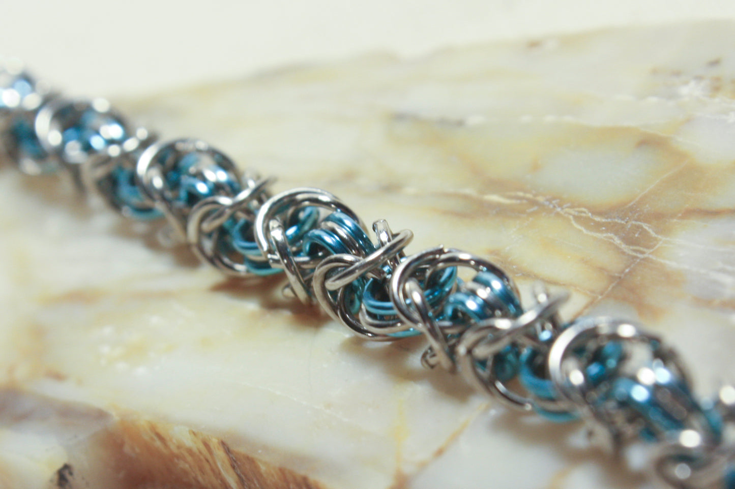Byzantinue Chain Bracelet, Chainmaille Bracelet