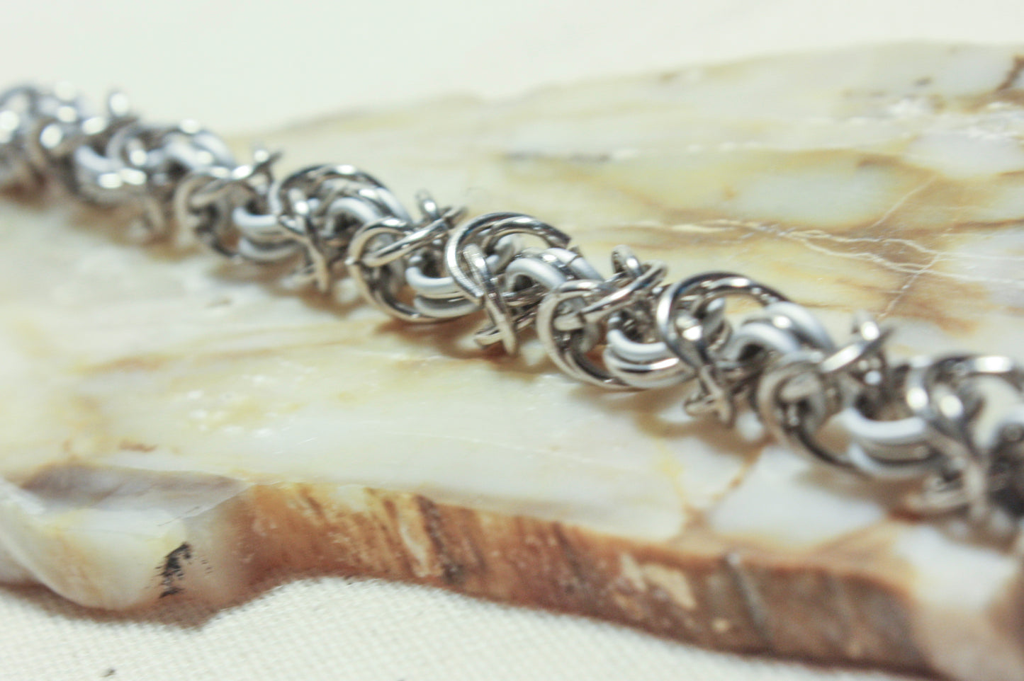 Byzantinue Chain Bracelet, Chainmaille Bracelet