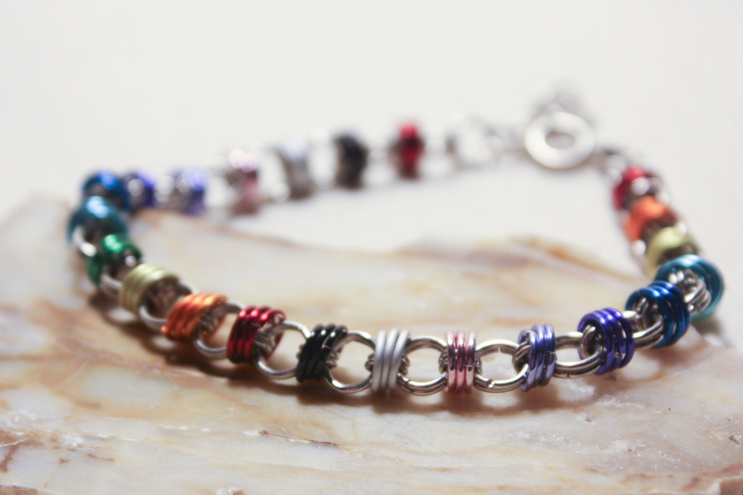 Orbit Chain Bracelet, Chainmaille Bracelet