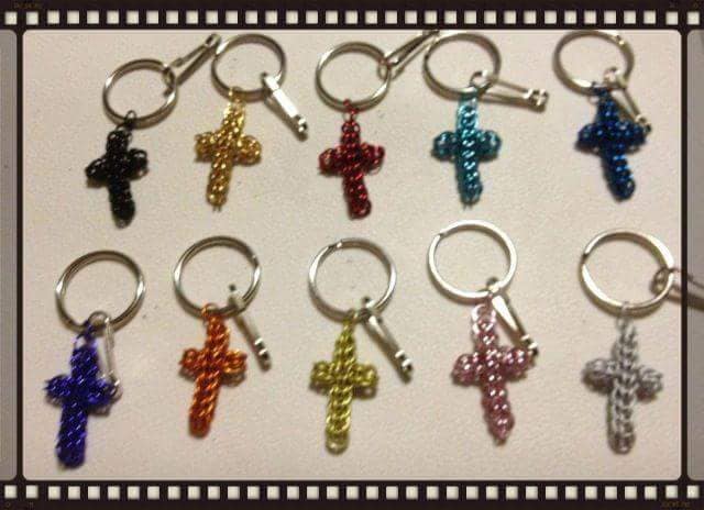 Chainmaille Cross Pendant