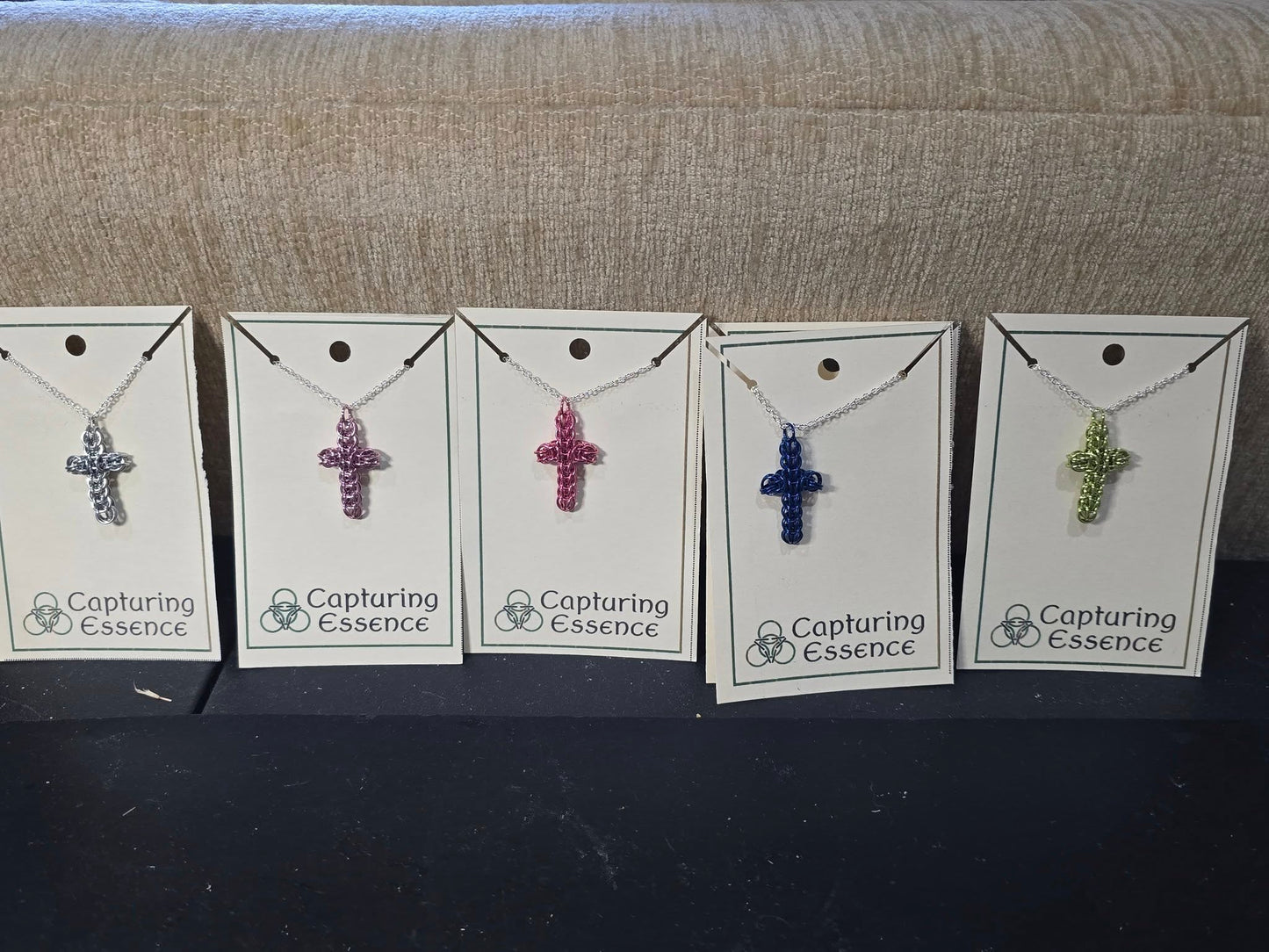 Chainmaille Cross Pendant