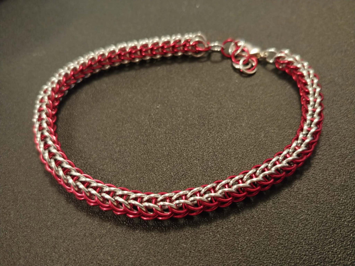 Persian Rope Chainmaille Bracelet, Chainmail Bracelet