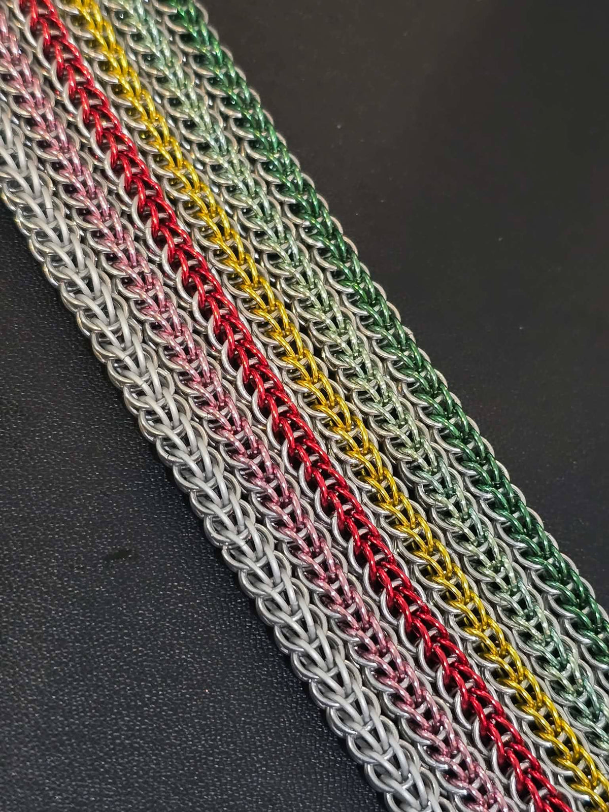 Persian Rope Chainmaille Bracelet, Chainmail Bracelet