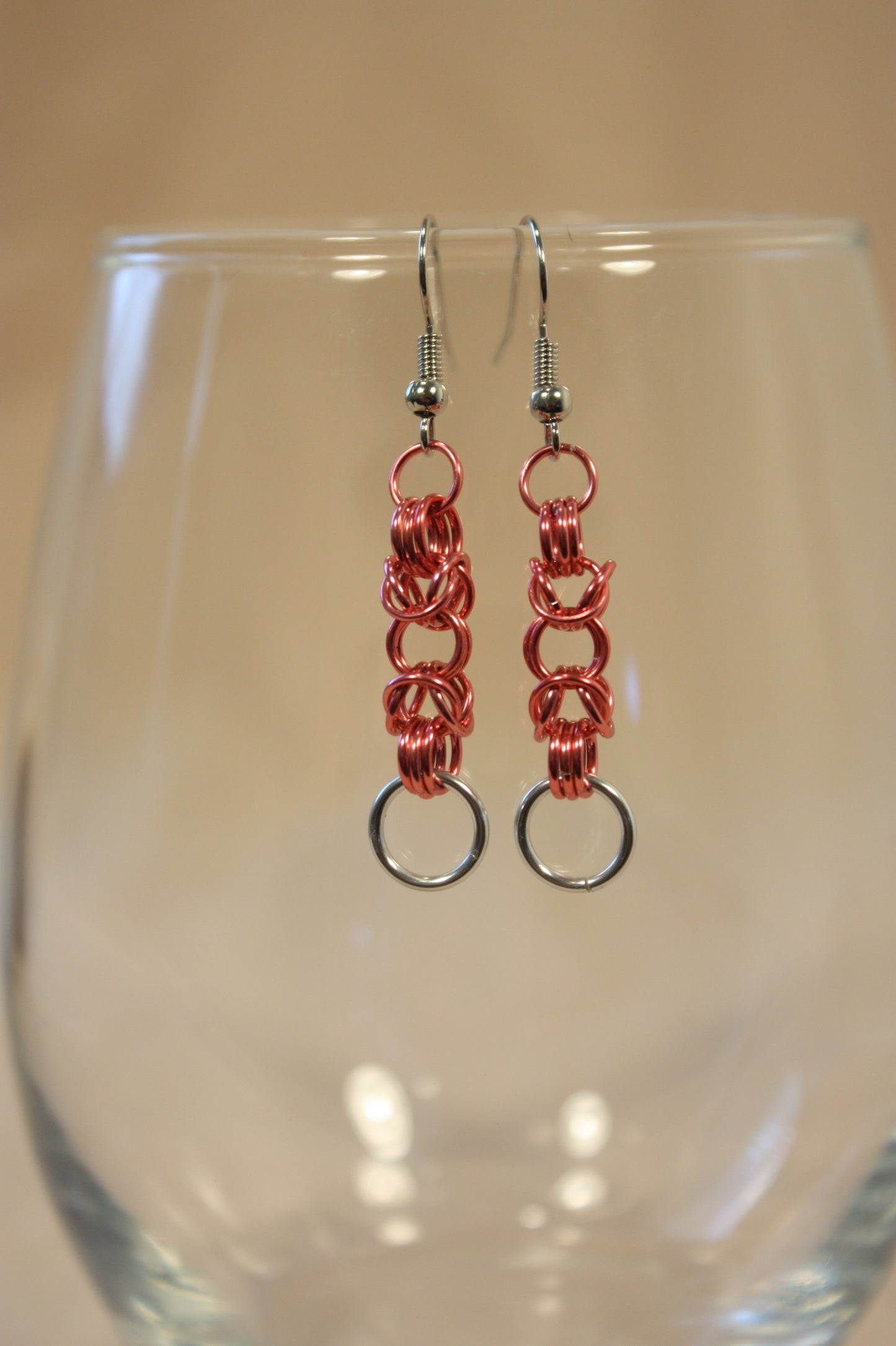 Byzantine Drops Chainmaille Earrings