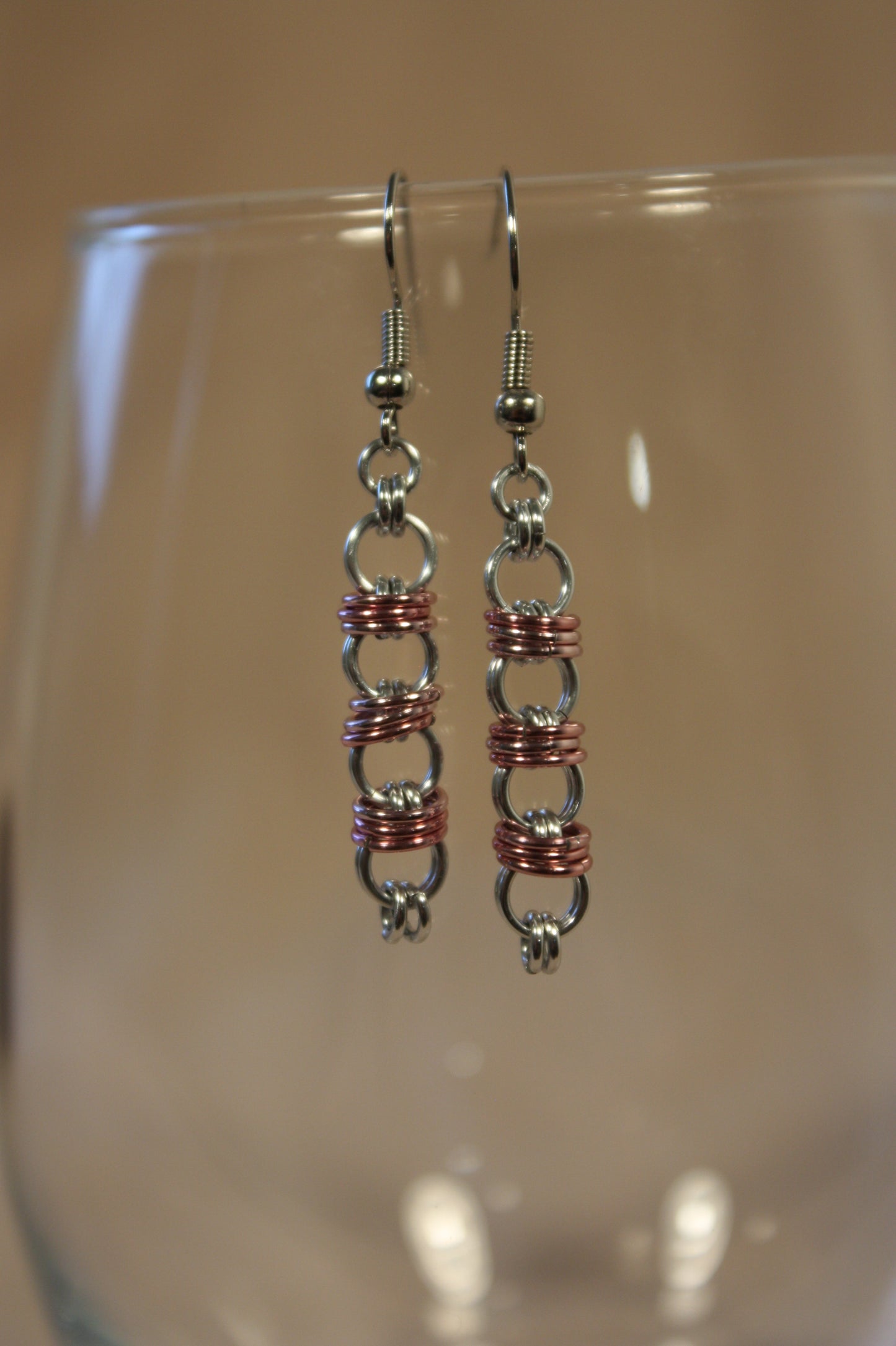 Orbit Chain Chainmaille Earrings