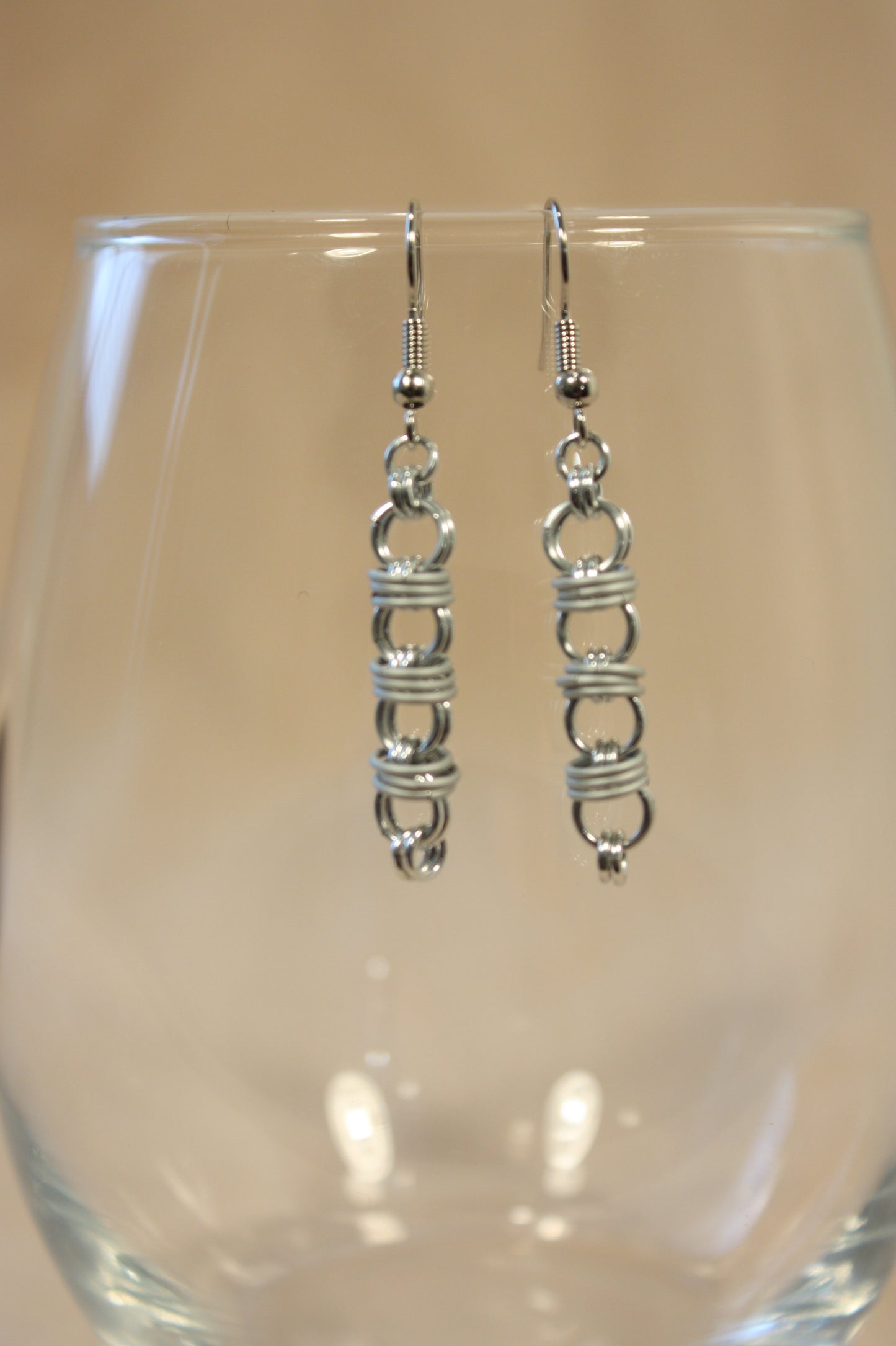 Orbit Chain Chainmaille Earrings