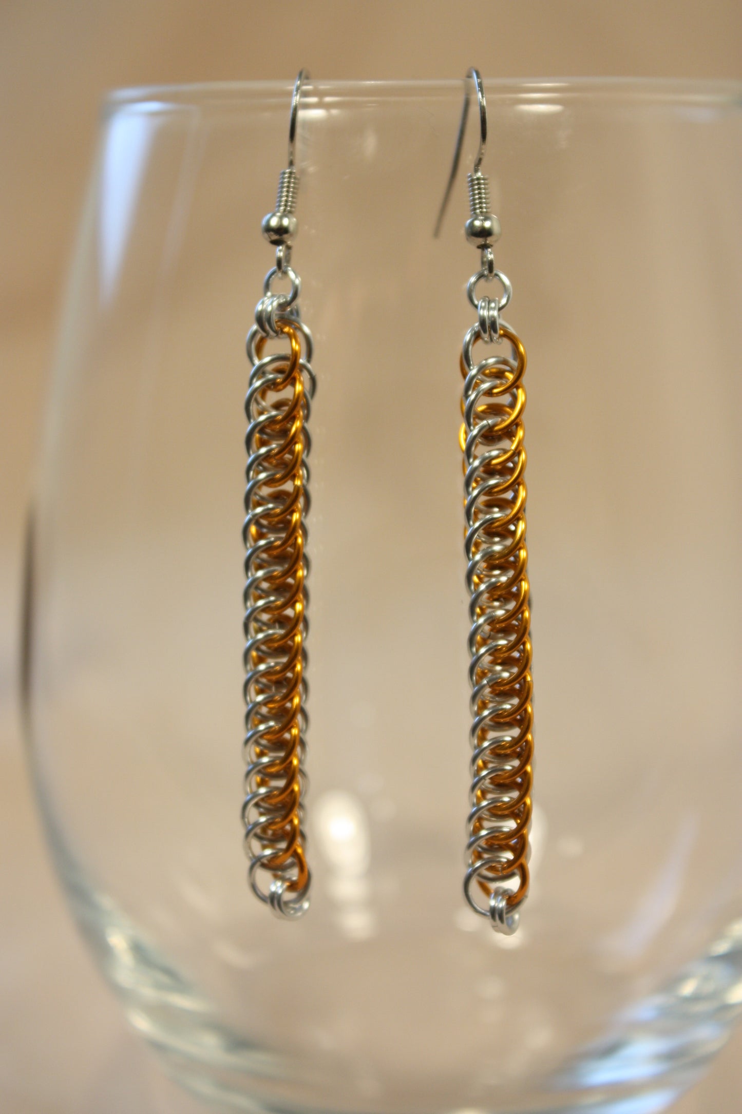 Persian Chain Chainmaille Earrings