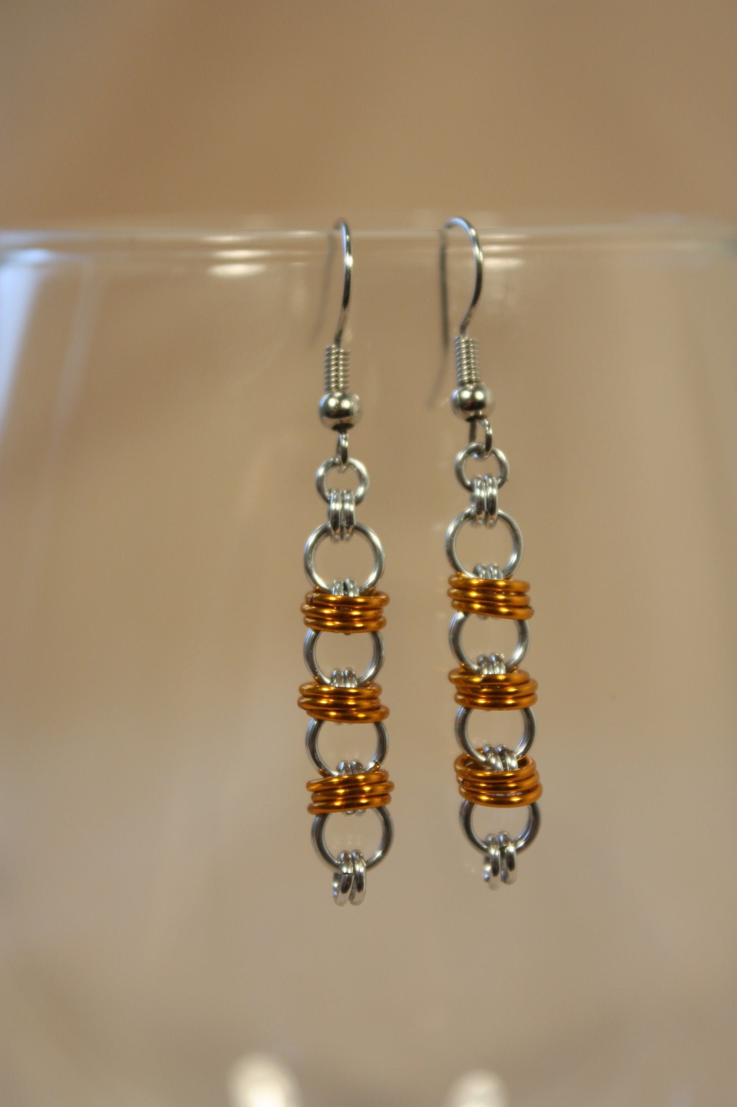 Orbit Chain Chainmaille Earrings