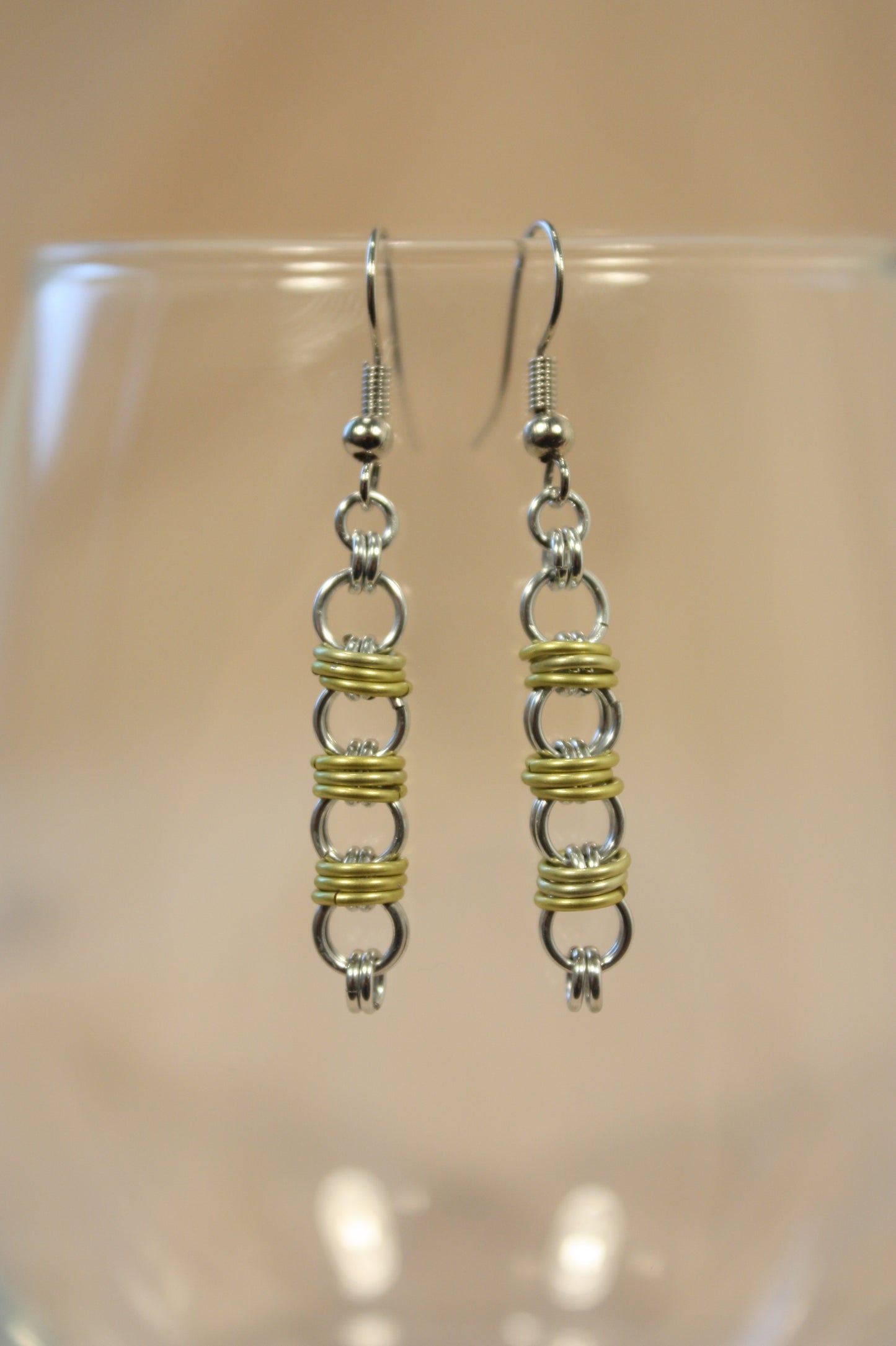 Orbit Chain Chainmaille Earrings