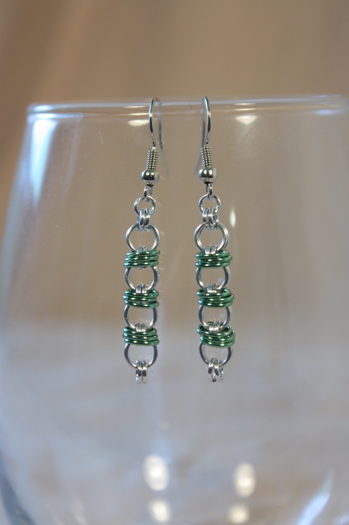 Orbit Chain Chainmaille Earrings