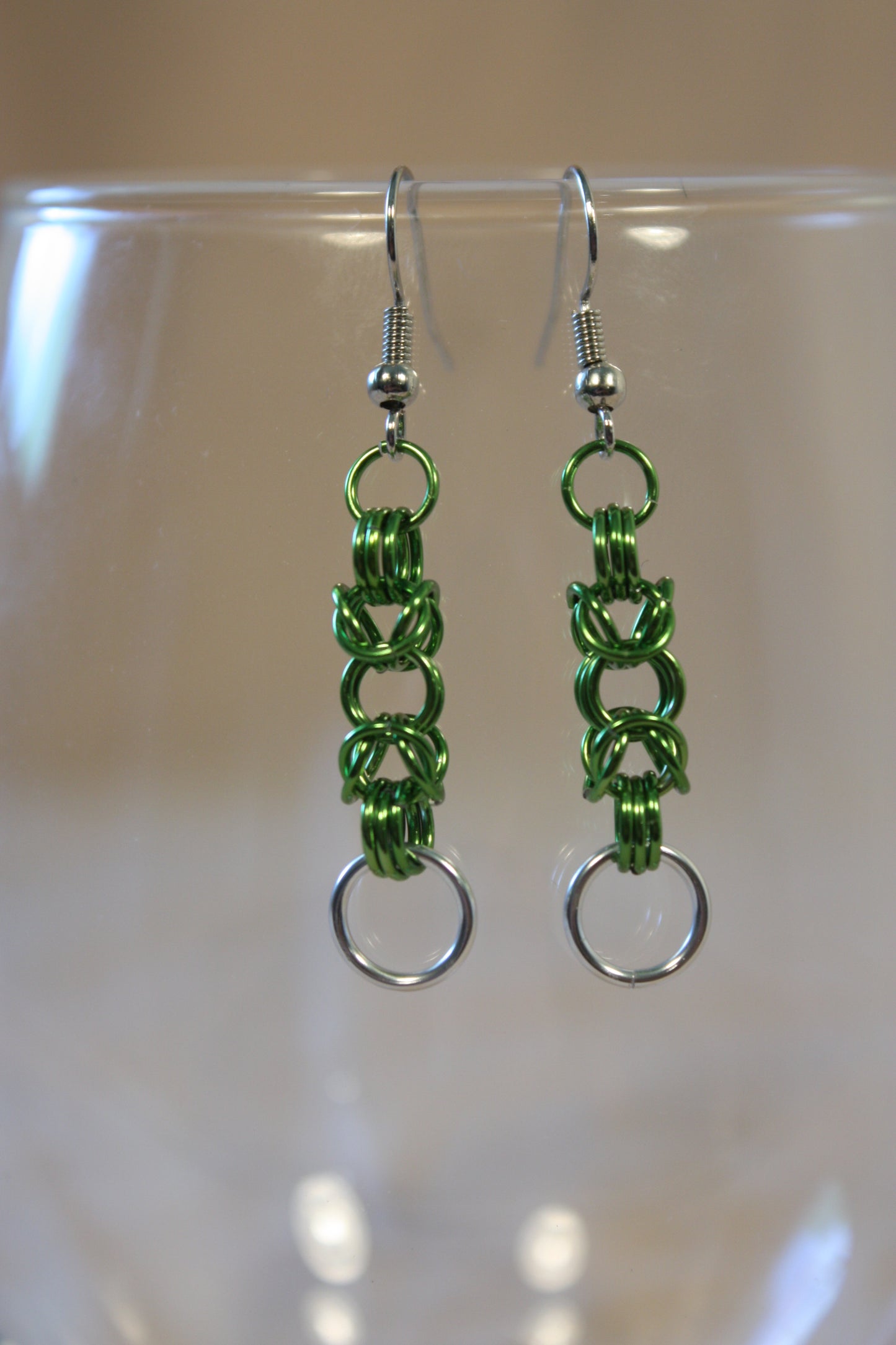 Byzantine Drops Chainmaille Earrings