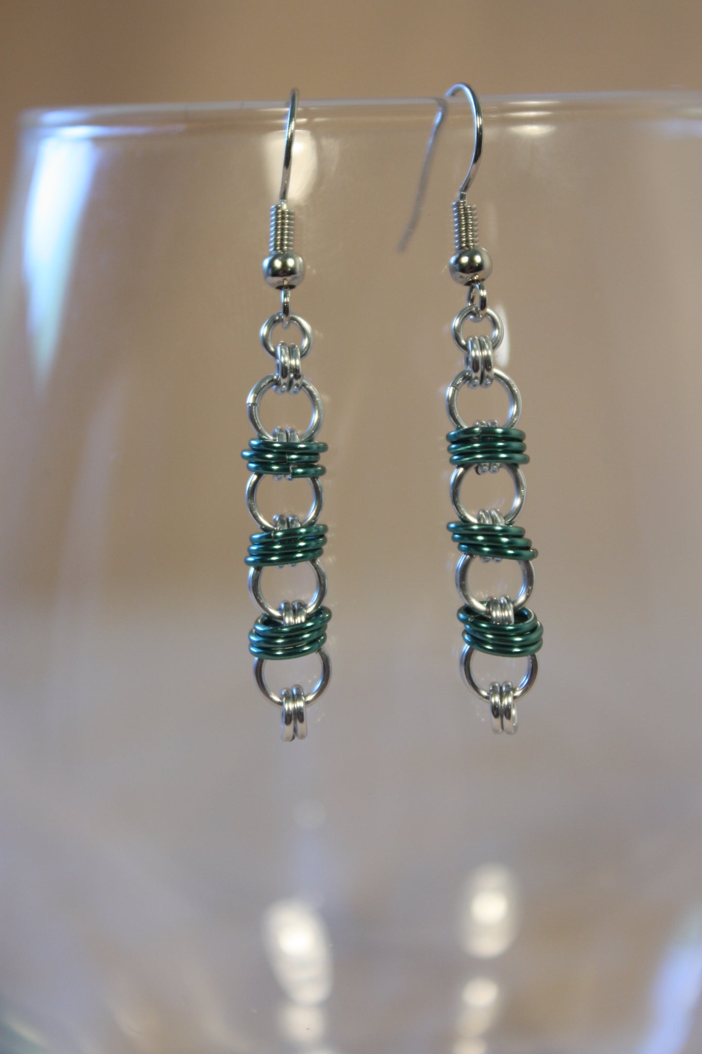 Orbit Chain Chainmaille Earrings