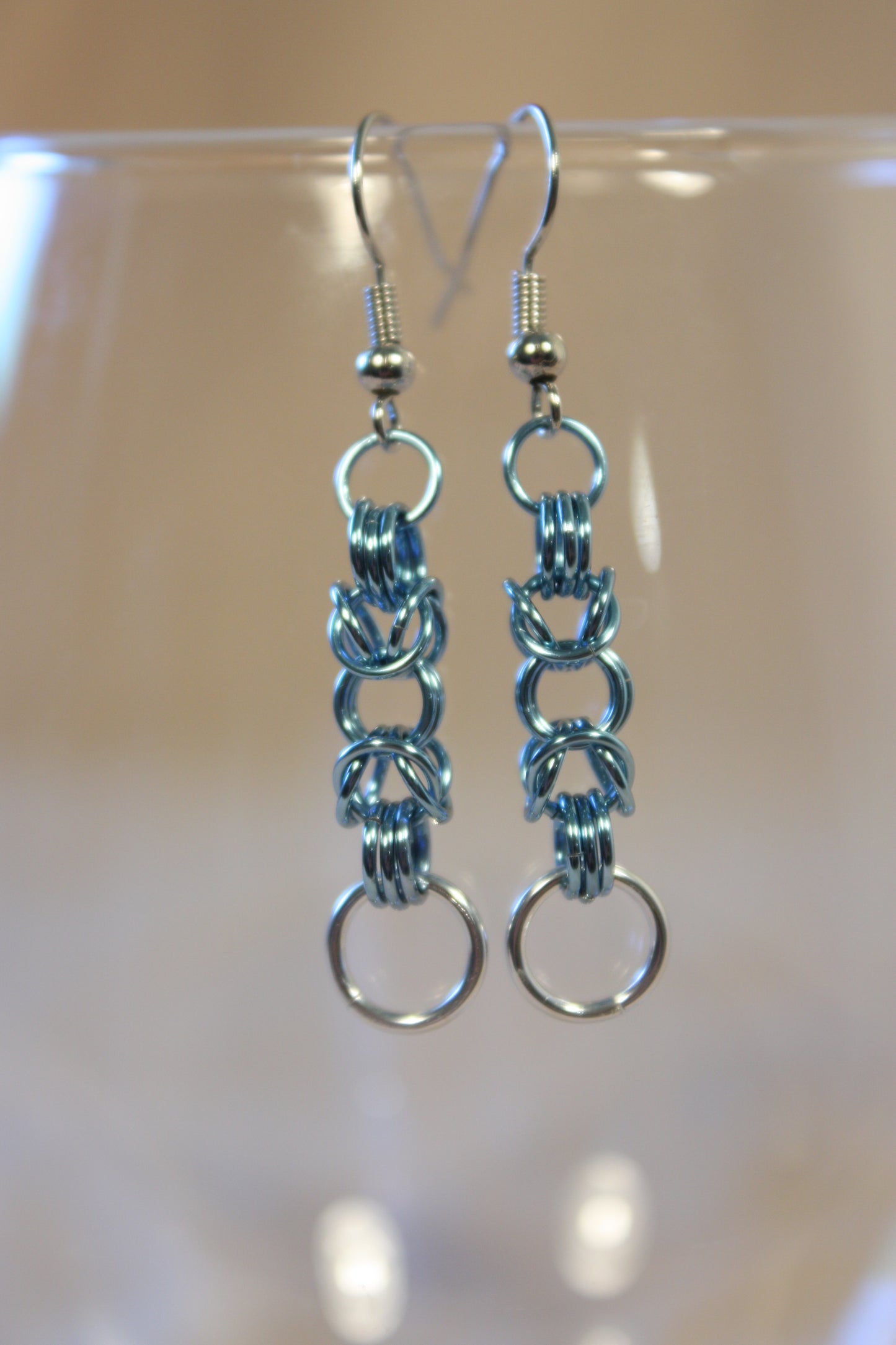 Byzantine Drops Chainmaille Earrings