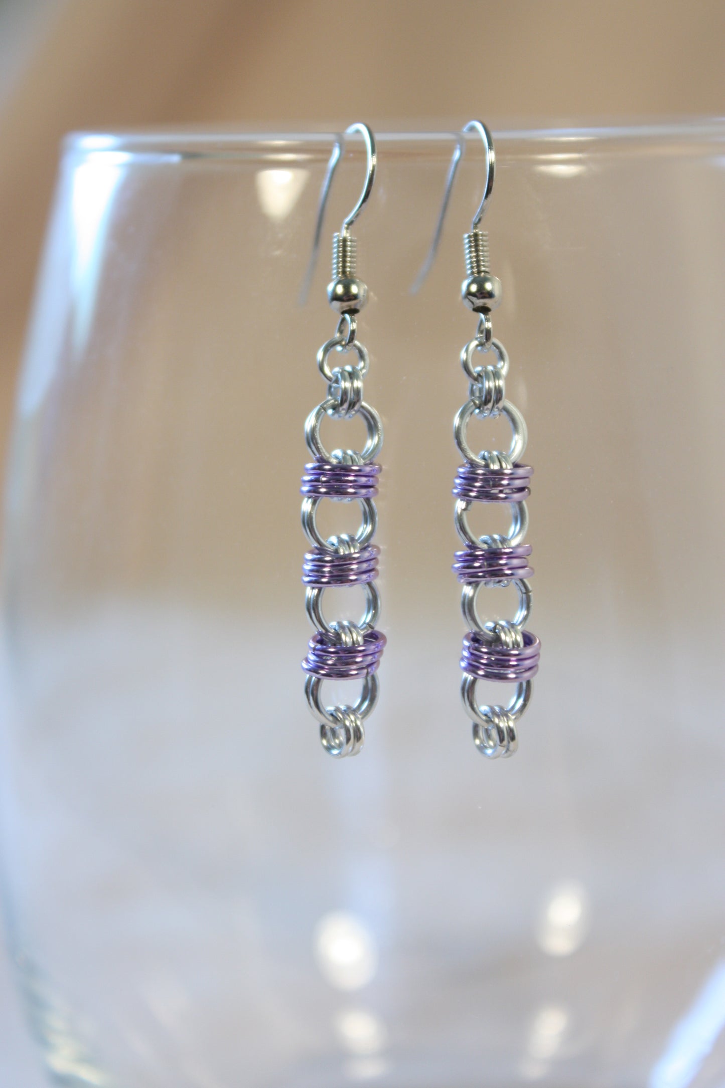 Orbit Chain Chainmaille Earrings