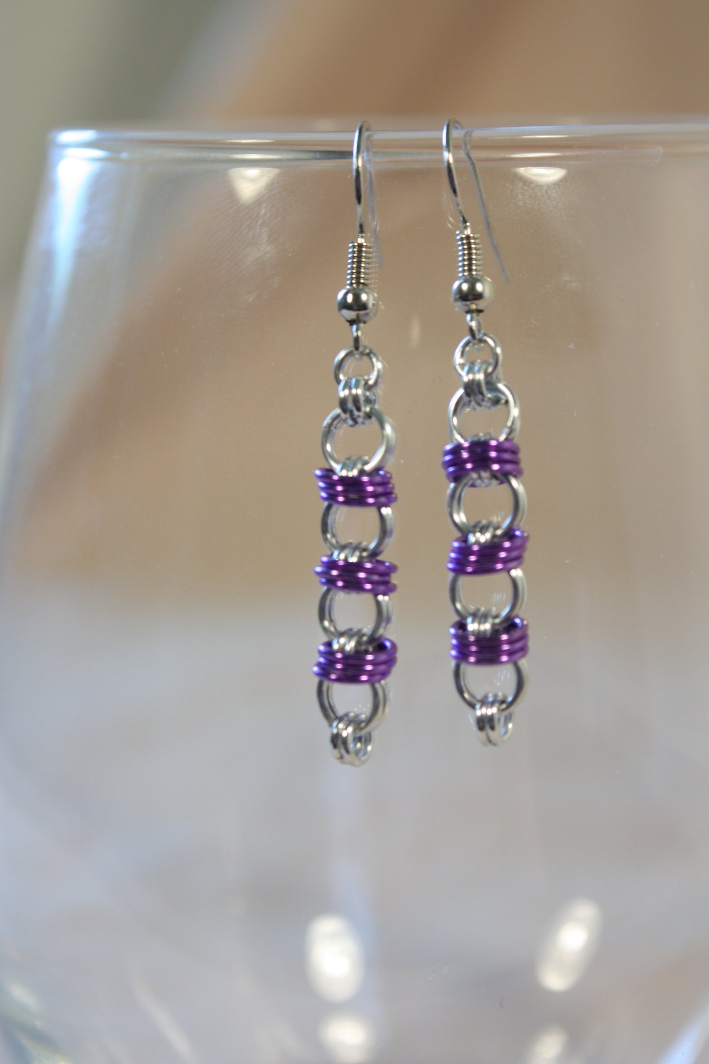 Orbit Chain Chainmaille Earrings