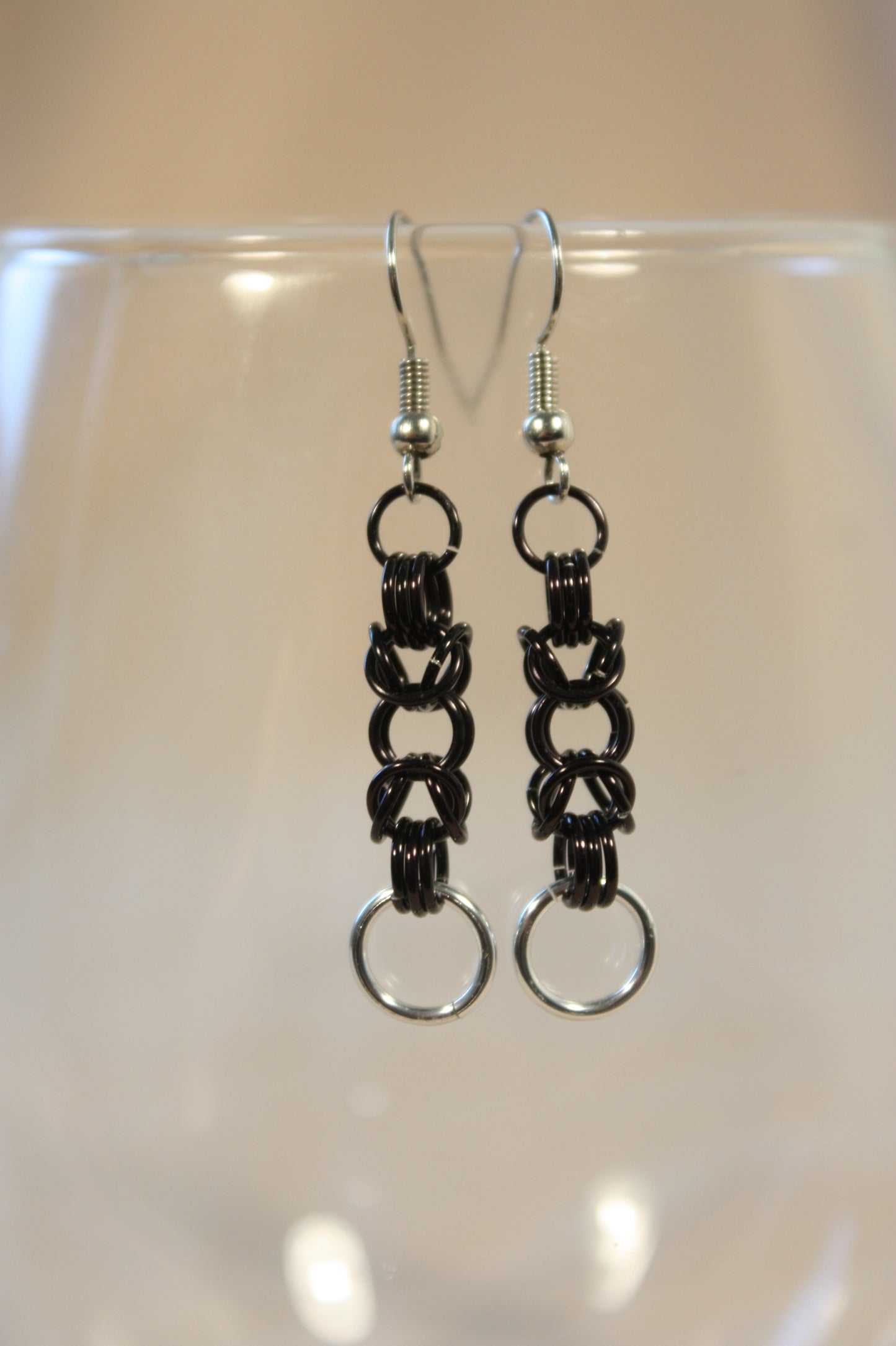 Byzantine Drops Chainmaille Earrings